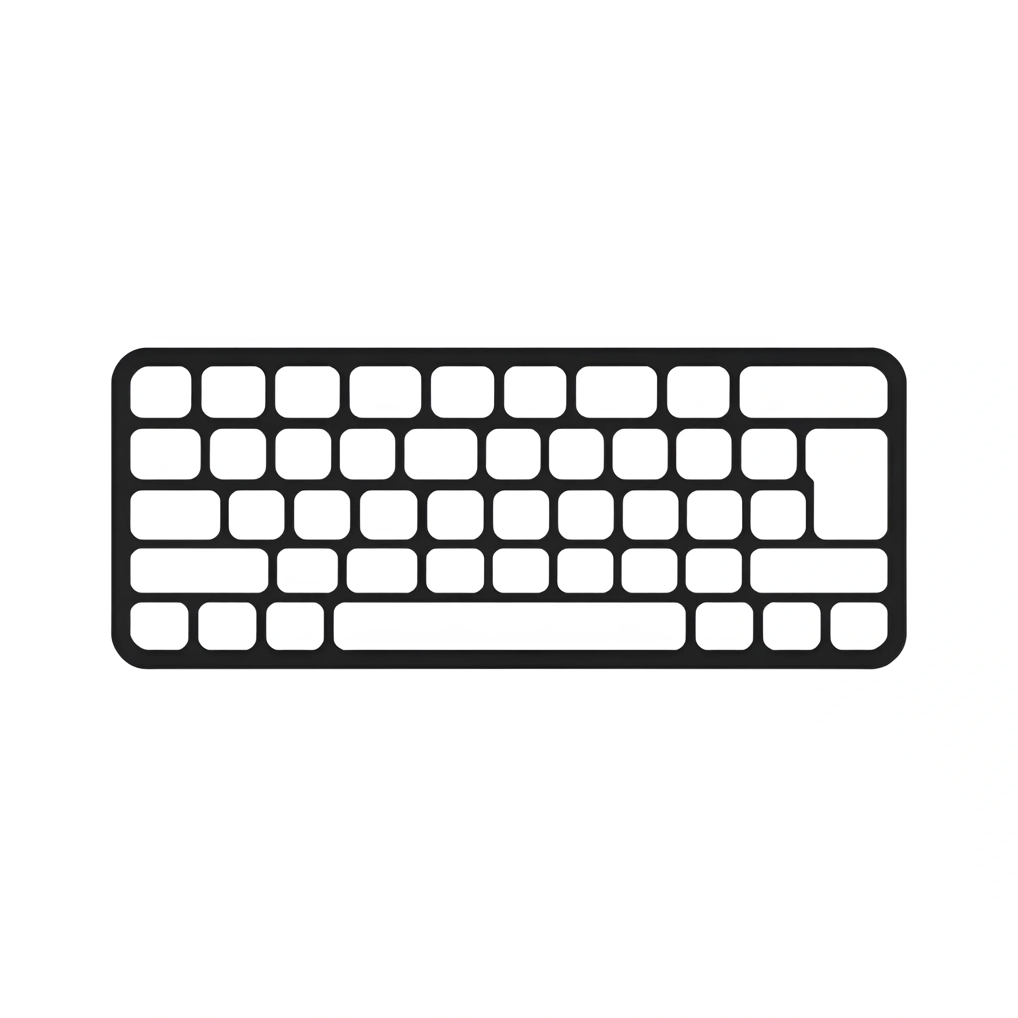 Computer Key Frame Black Mechanical Keyboard Keycap Frame - Free Download - AI Scribbles