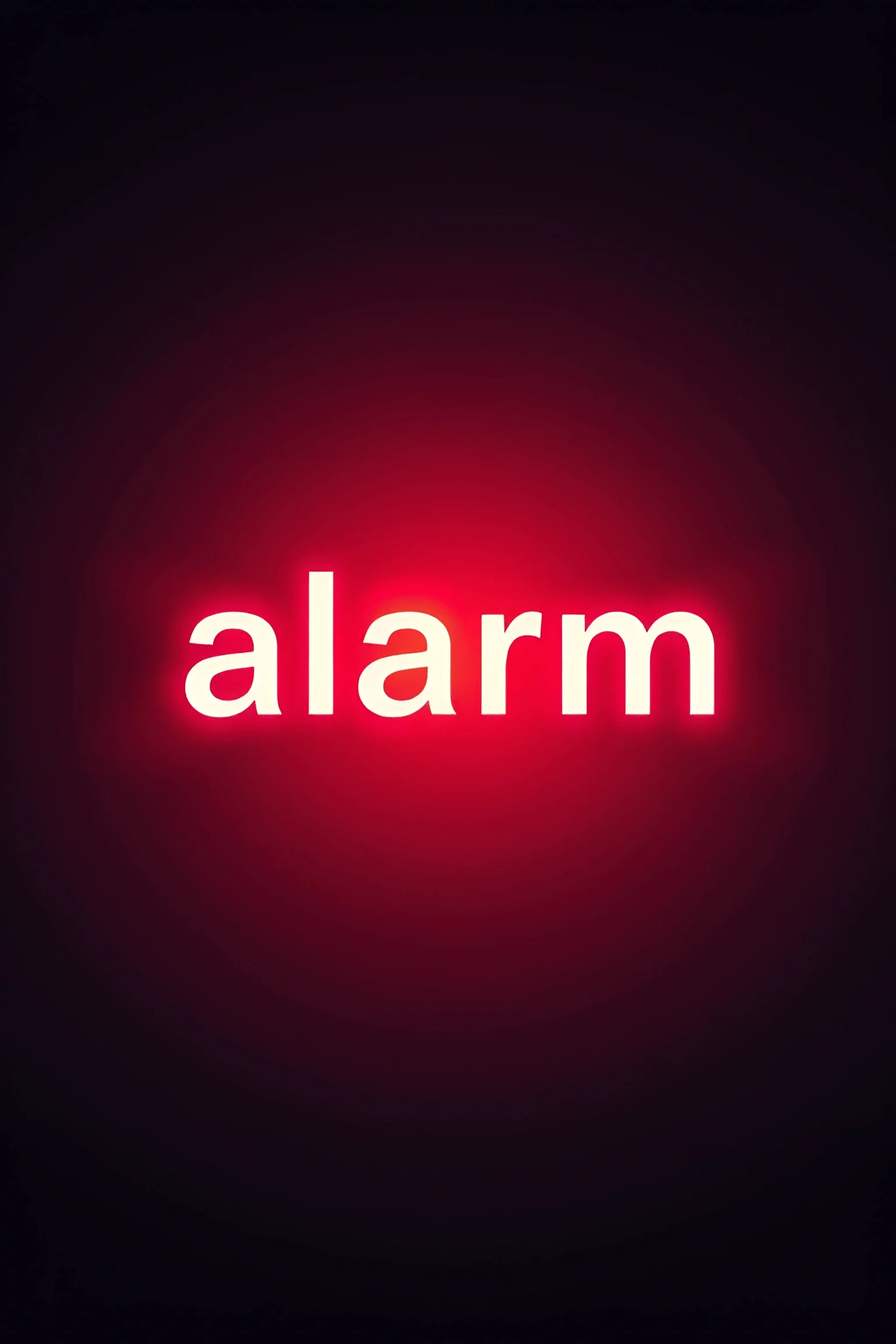 Red Alarm Text with Glow Effect on Black Background - Free Download ...