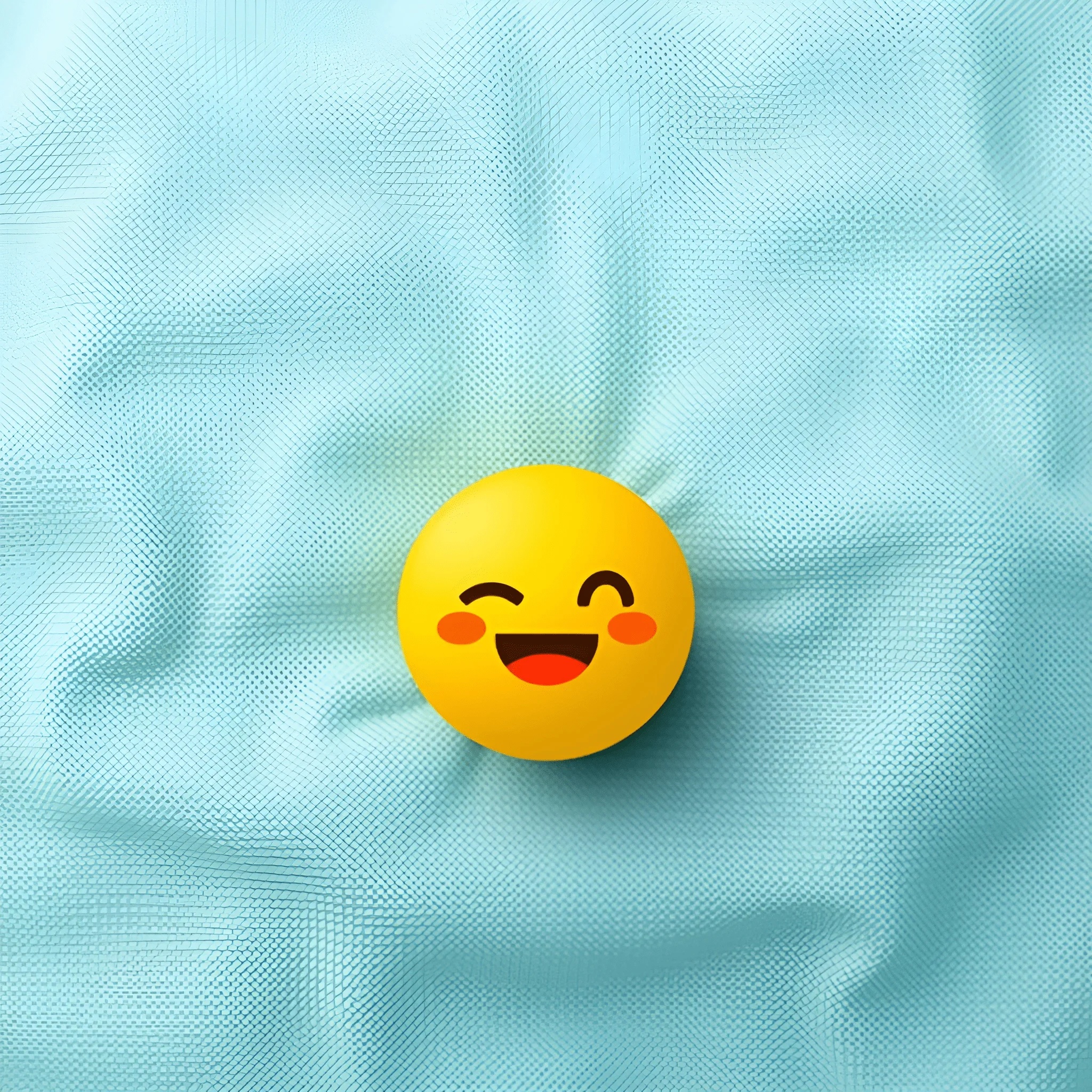 Happy Emoji on Textured Background - Free Download - AI Scribbles