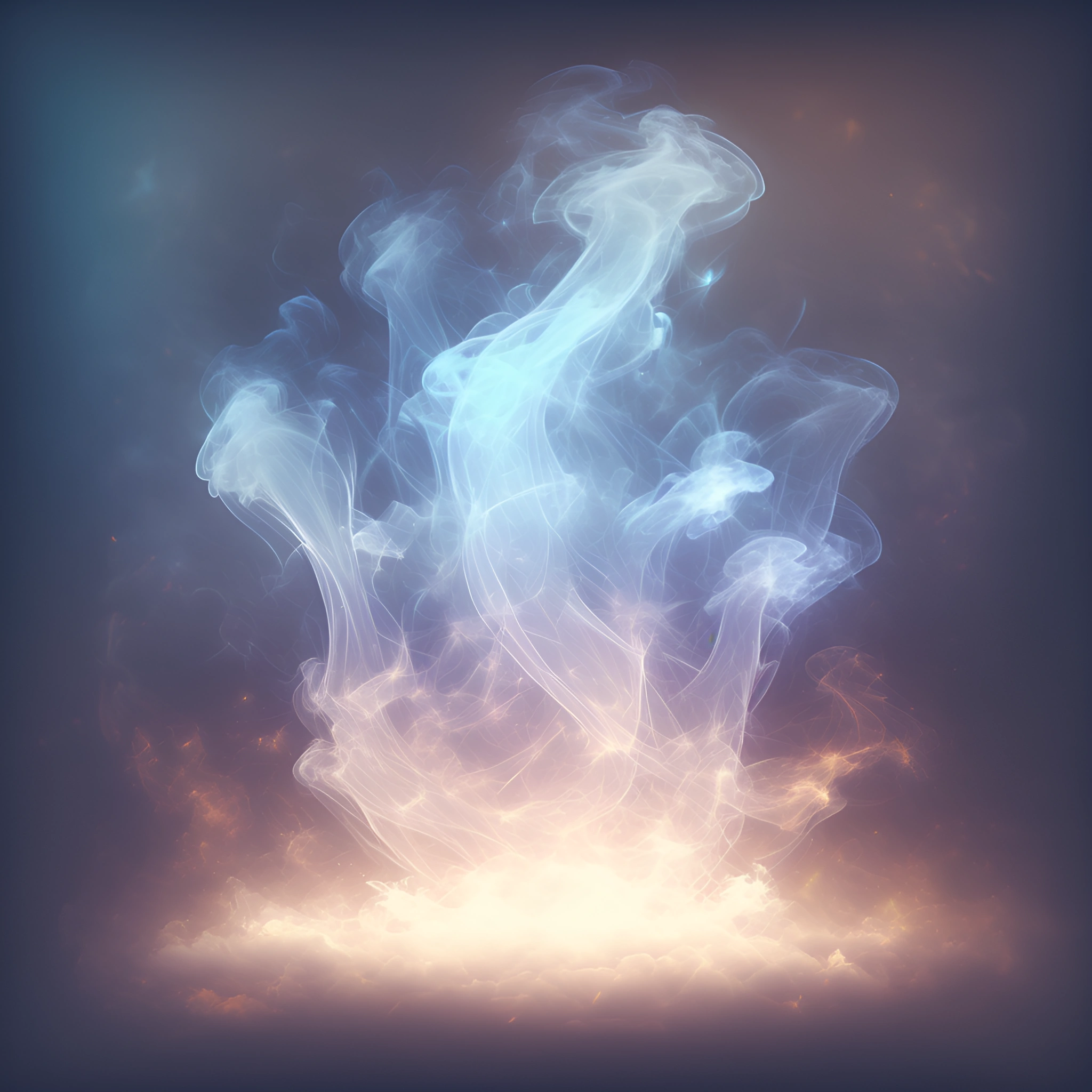 Digtal Smoke Abstract Abstract Ethereal Smoke Background - Free Download - AI Scribbles