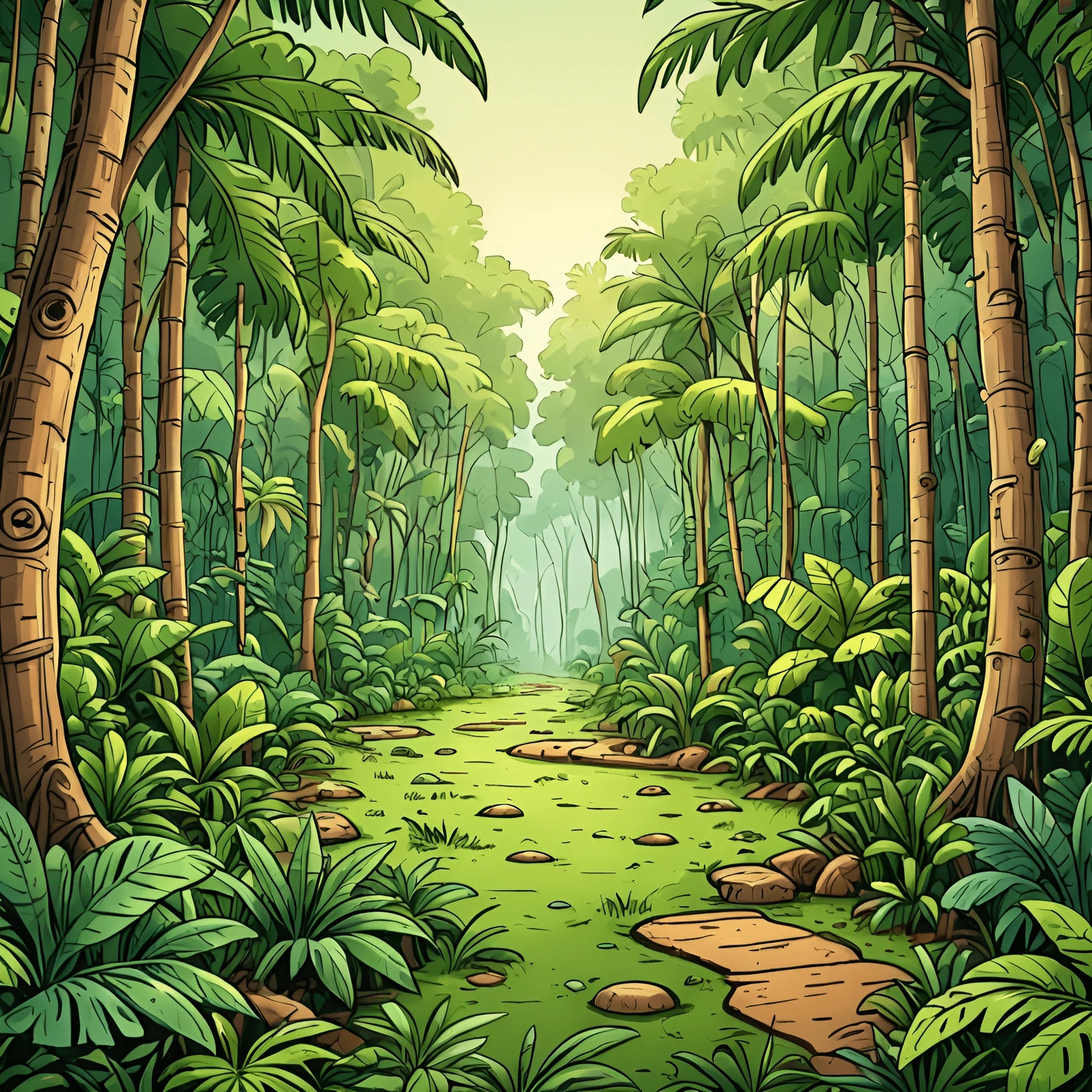 Forrest Animation Lush Animated Forest Scene - Free Download - AI Scribbles