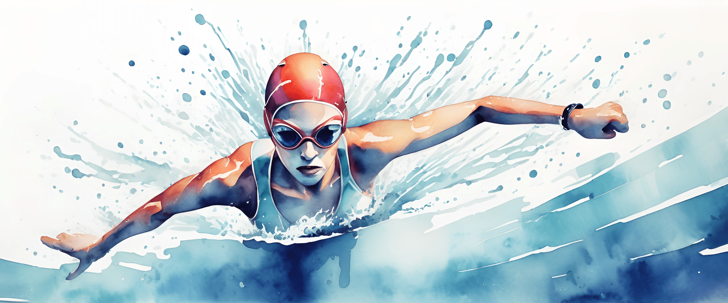 Generic Swimmer Swimmer in Action - Free Download - AI Scribbles