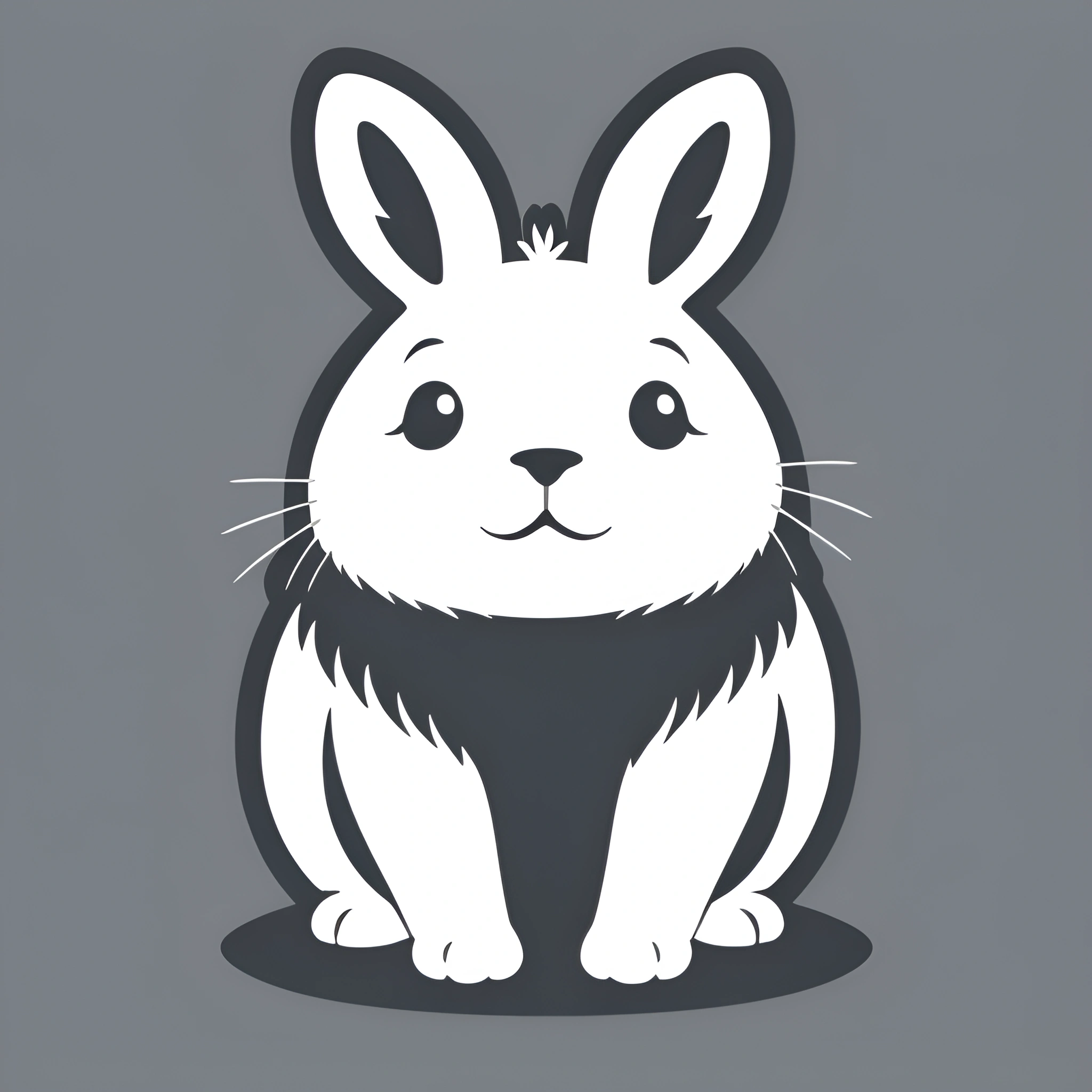 Cute Cartoon Rabbit - Free Download - AI Scribbles