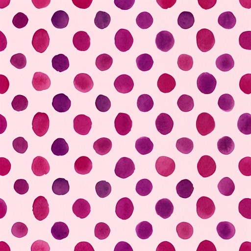 a close up of a pink and purple polka dot pattern