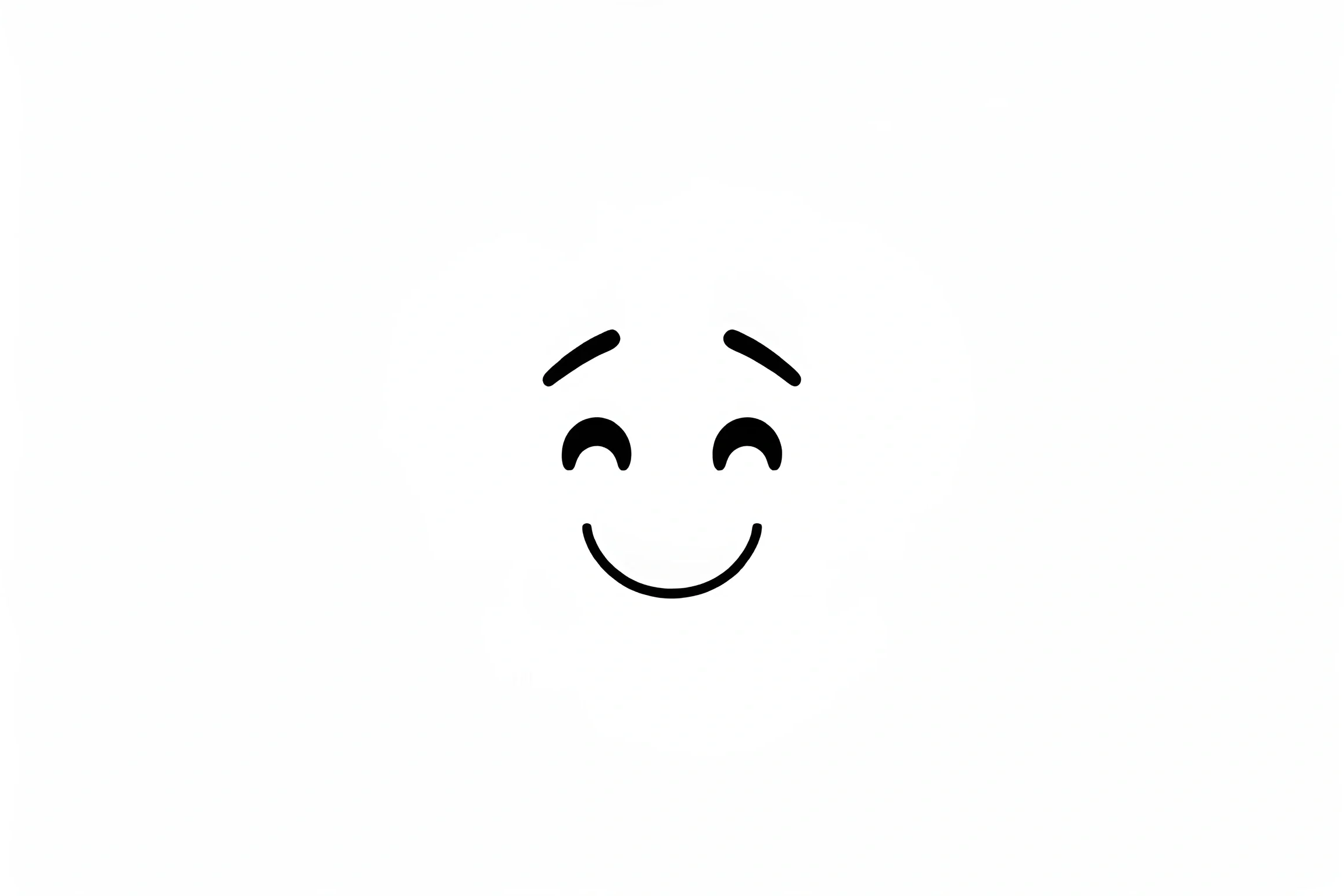 Simpel Faces Simple Smiley Face Illustration - Free Download - AI Scribbles