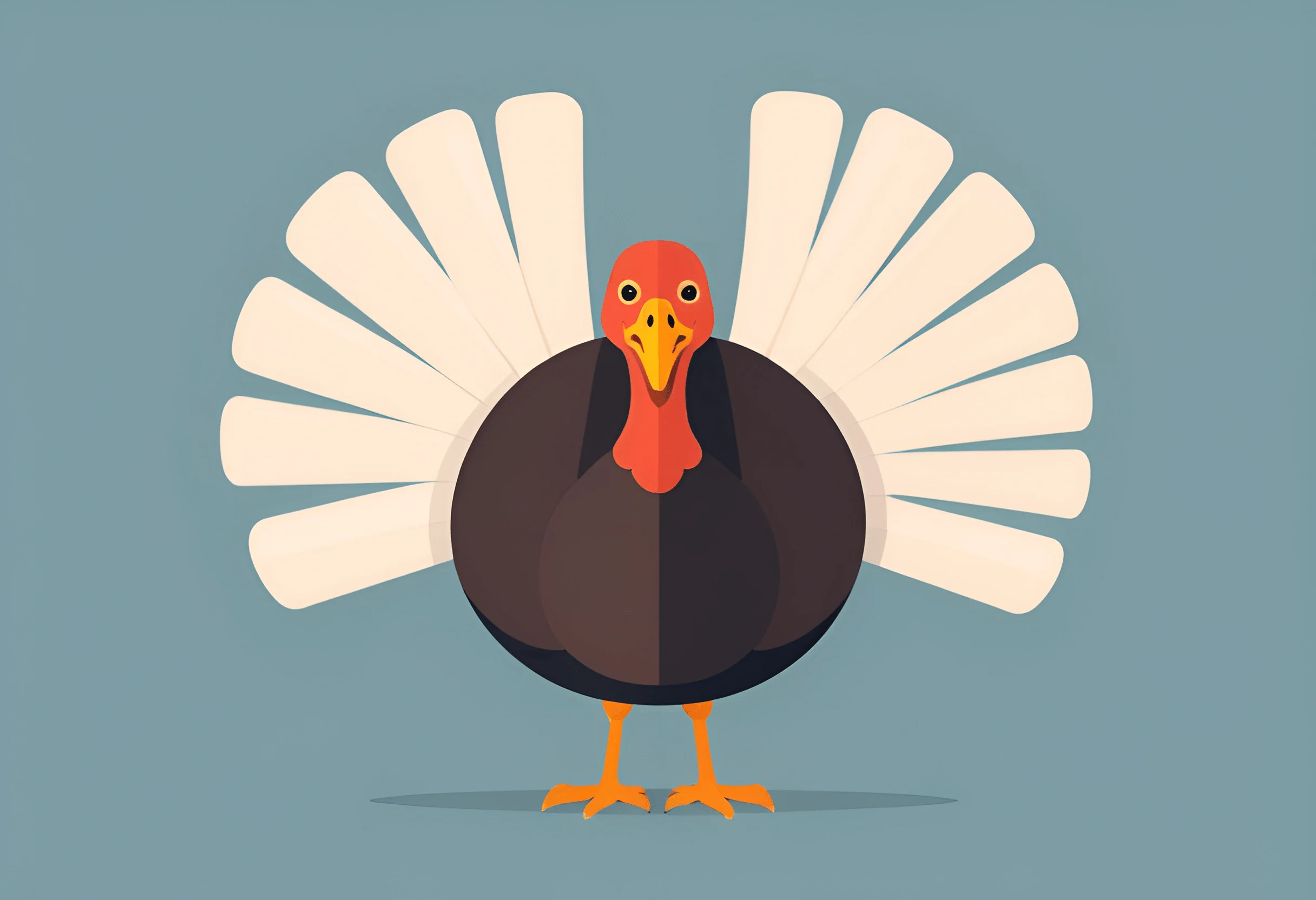 Stylised Turkey Stylized Thanksgiving Turkey Illustration - Free Download - AI Scribbles