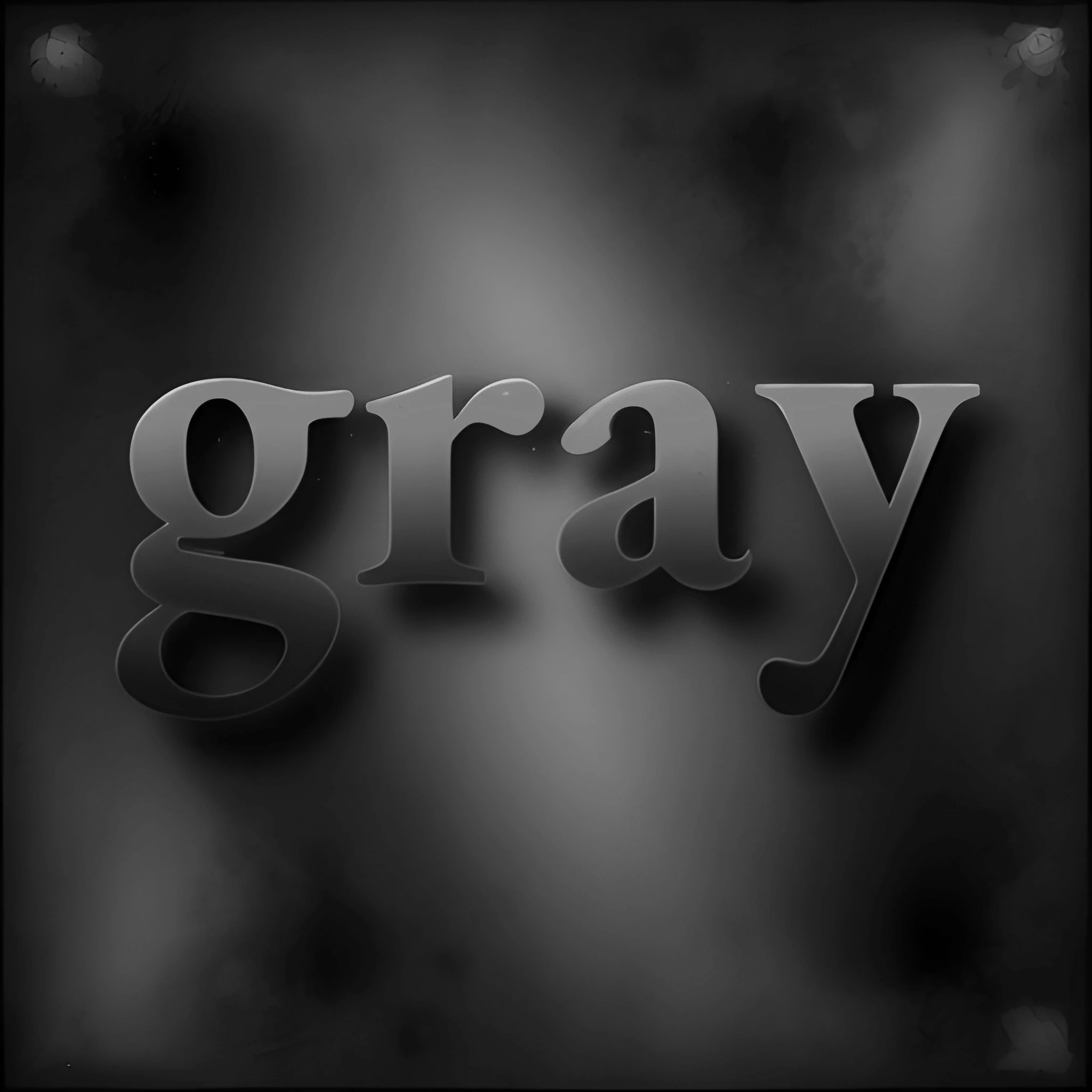 Gray Word Design Gray Text on Dark Background - Free Download - AI Scribbles