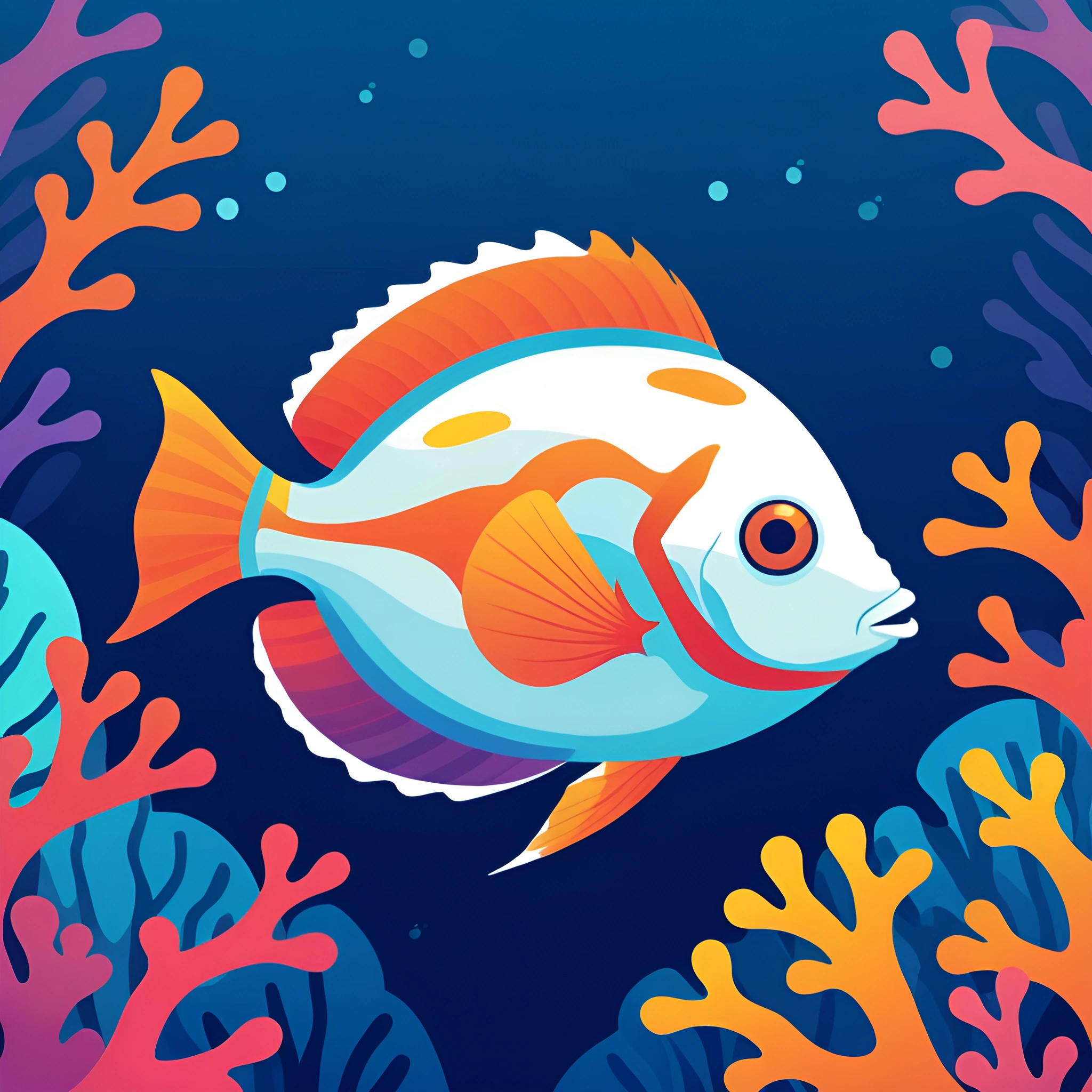 Colorful Tropical Fish in Coral Reef - Free Download - AI Scribbles