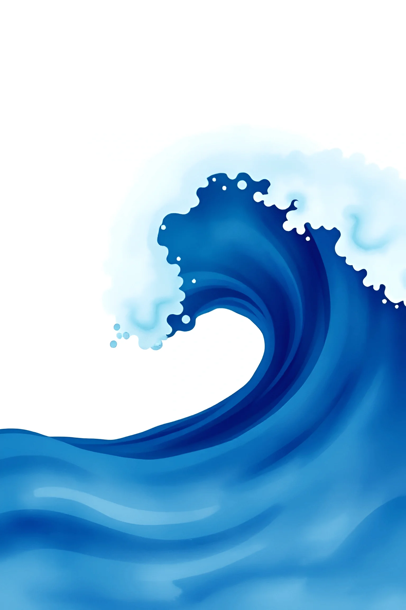 Wave Free Dynamic Ocean Wave Illustration - Free Download - AI Scribbles