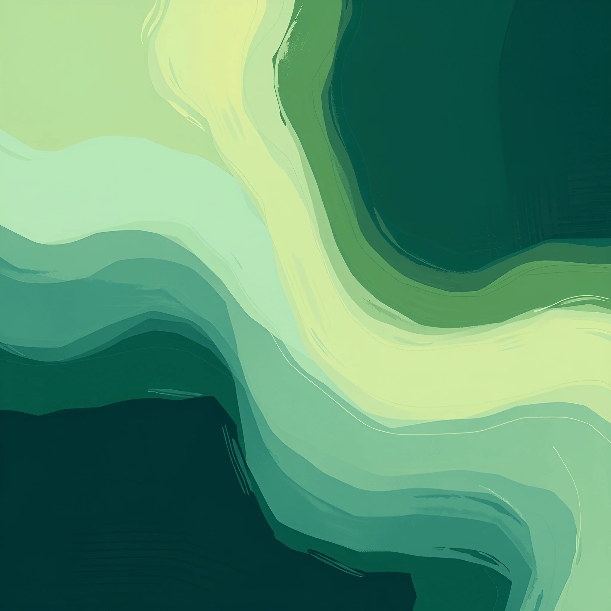Abstract Green Wave Pattern Abstract Green Layered Wave Pattern - Free Download - AI Scribbles