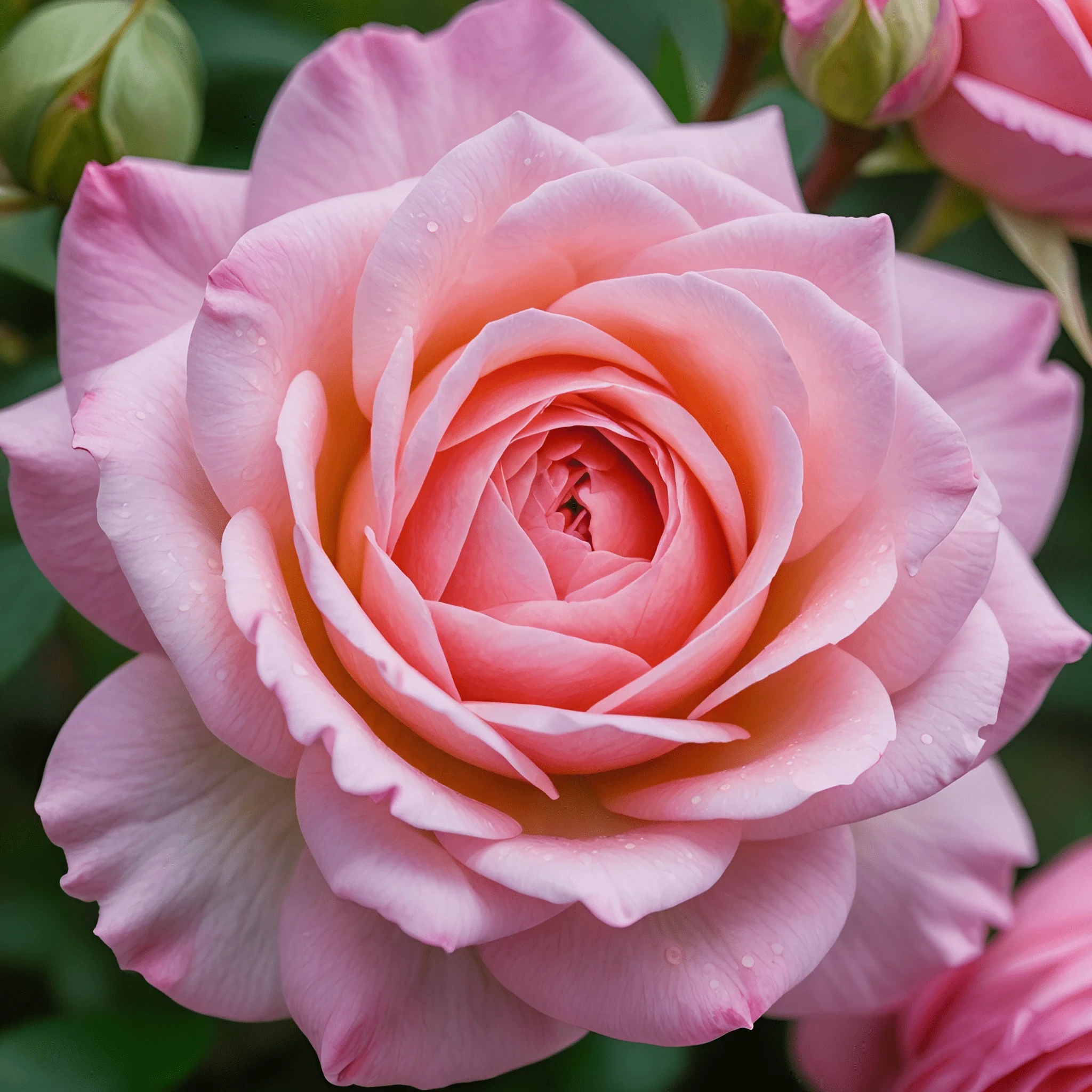Beautiful Pink Rose Blossom - Free Download - AI Scribbles