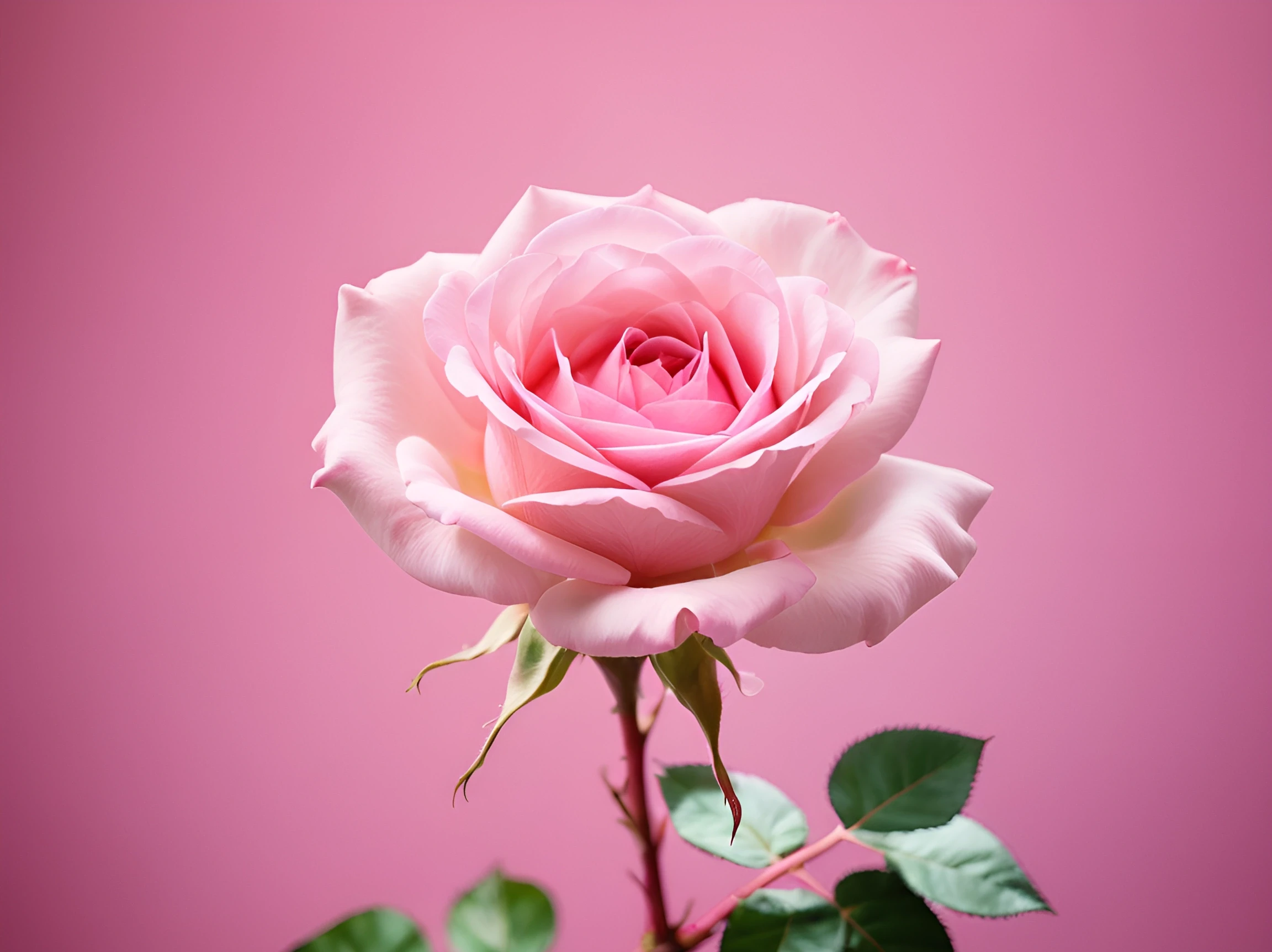 Pink Rosa Background Delicate Pink Rose on Pink Background - Free Download - AI Scribbles