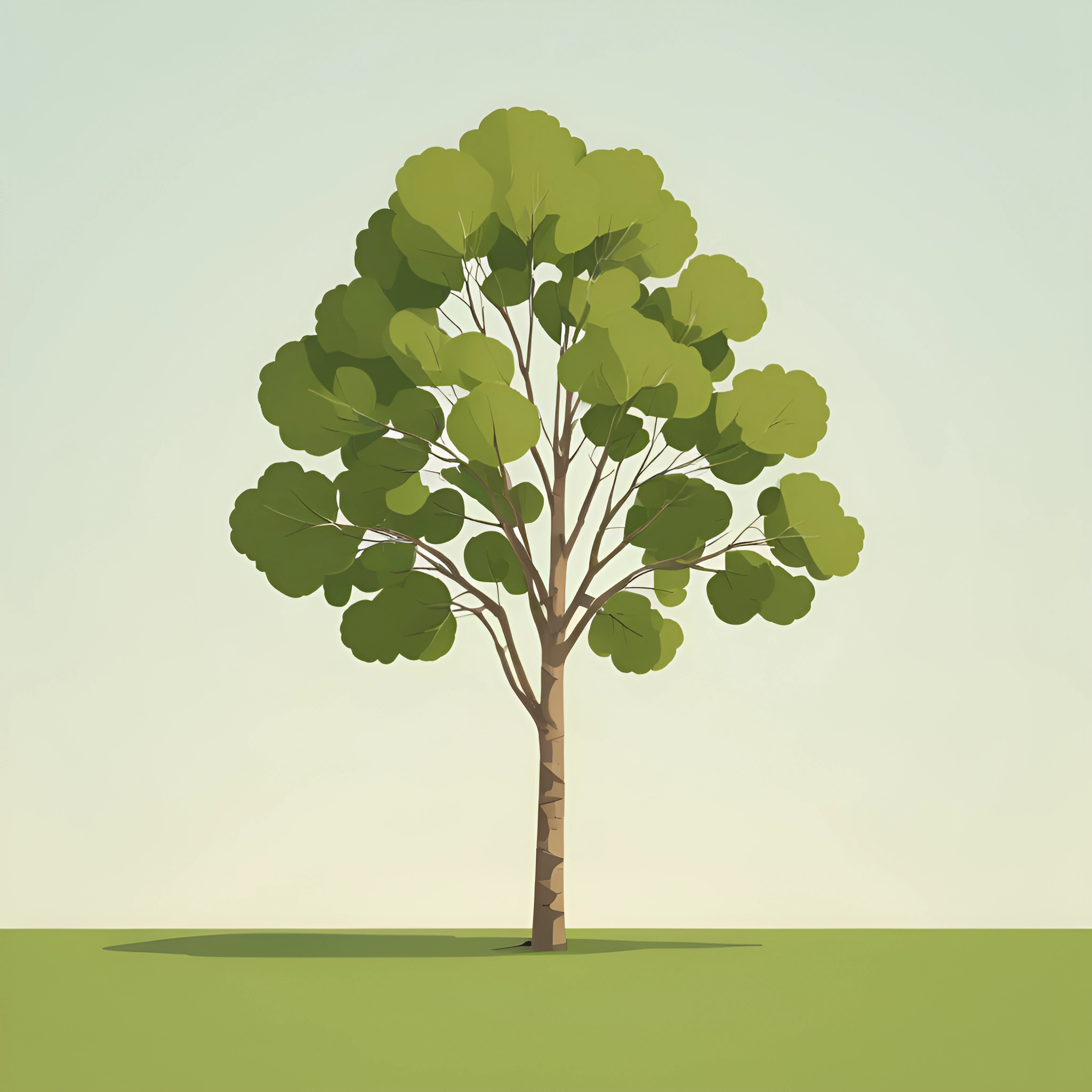 Tree Simple Minimalist Tree Illustration - Free Download - AI Scribbles