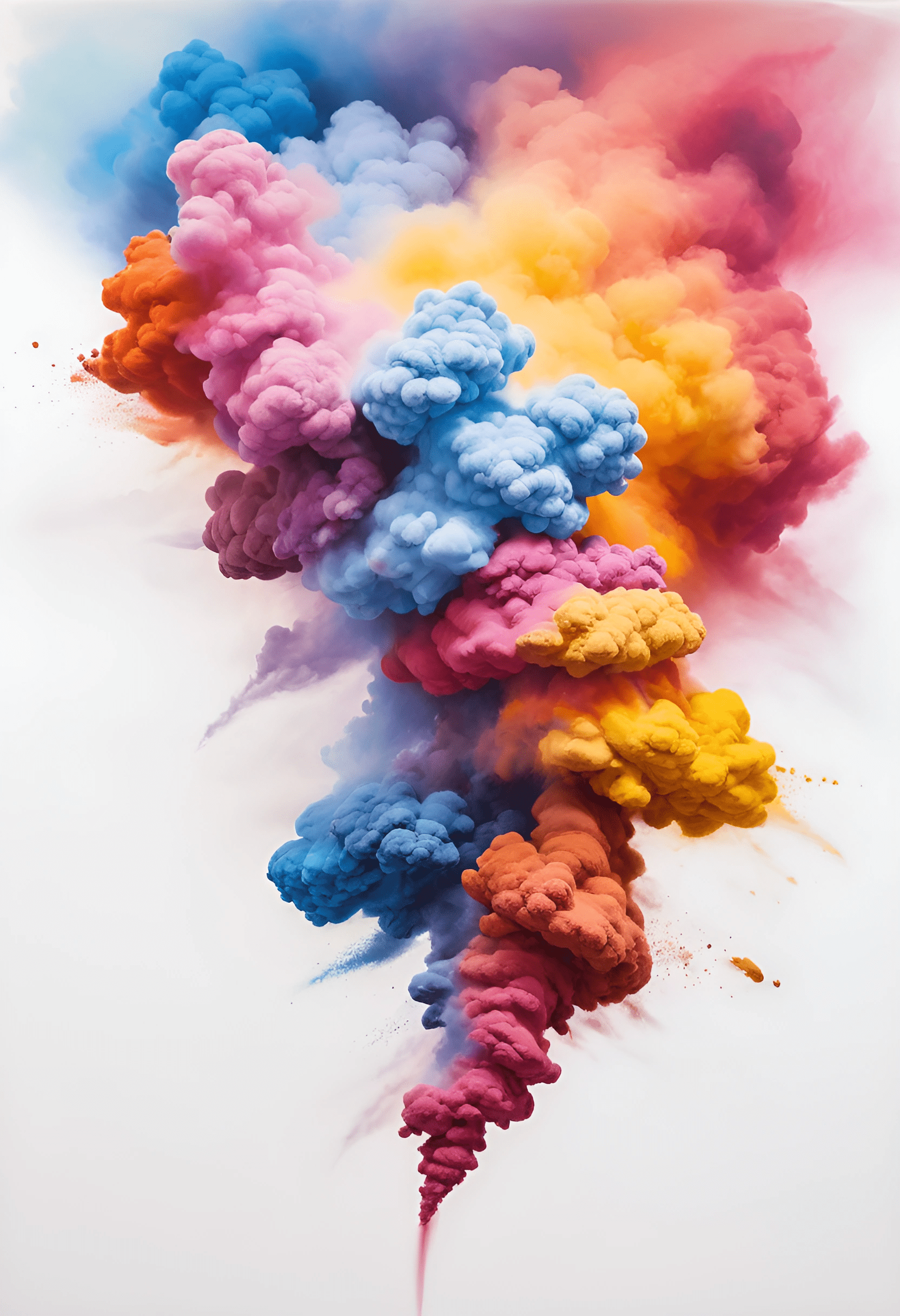 Color Coud Vibrant Cloud of Colors - Free Download - AI Scribbles