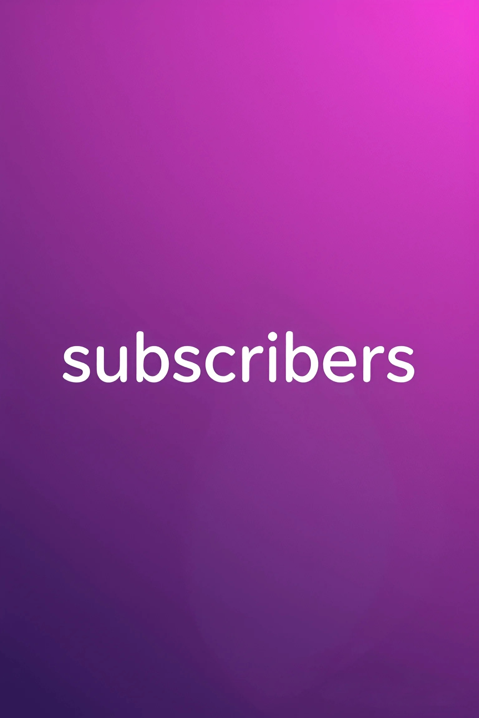 Subscribers Text on Purple Gradient Background - Free Download - AI ...