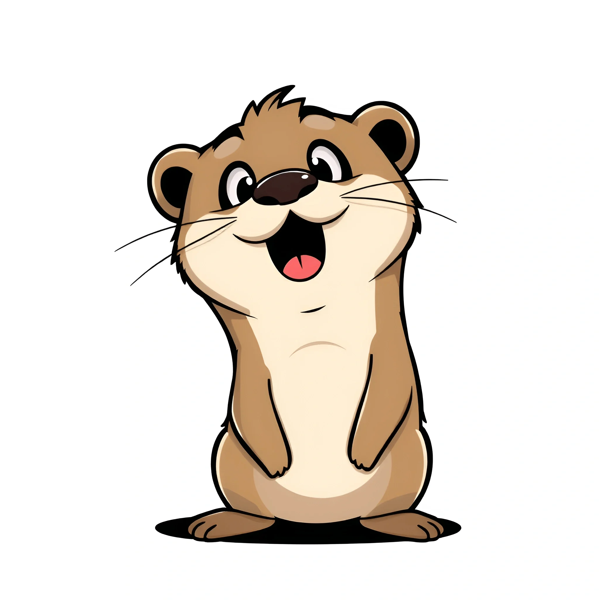 Cartoon Otter Character - Free Download - AI Scribbles