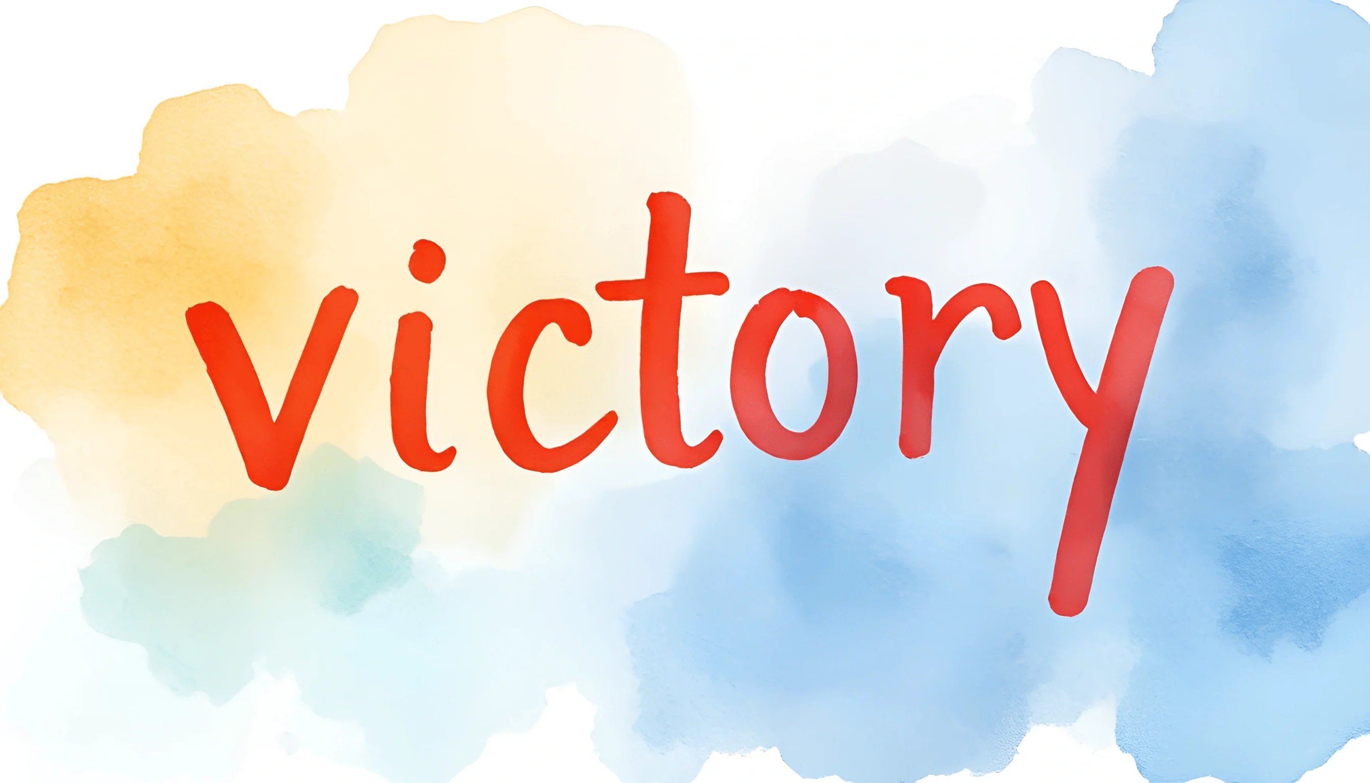 Victory Backround Victory Word Watercolor Background - Free Download - AI Scribbles