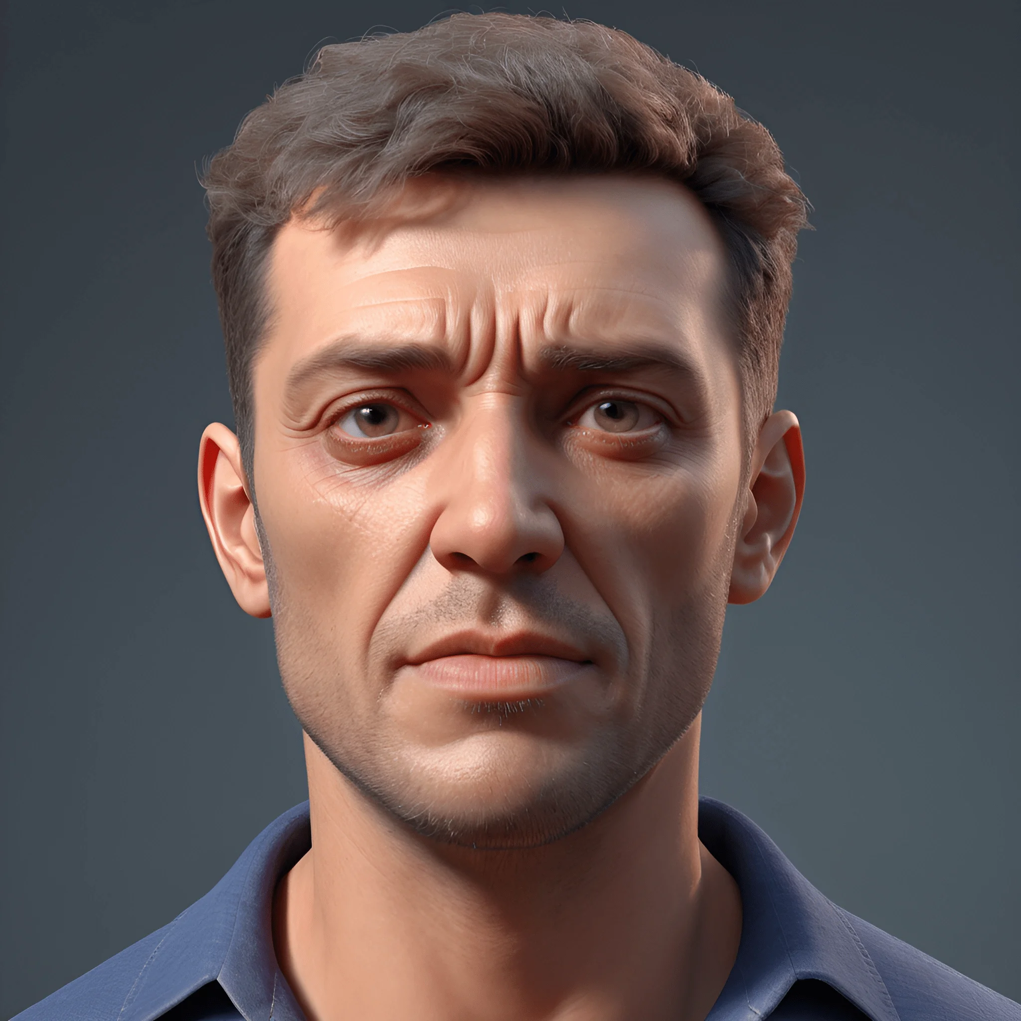 Realistic Male Portrait in Neutral Expression - Free Download - AI ...