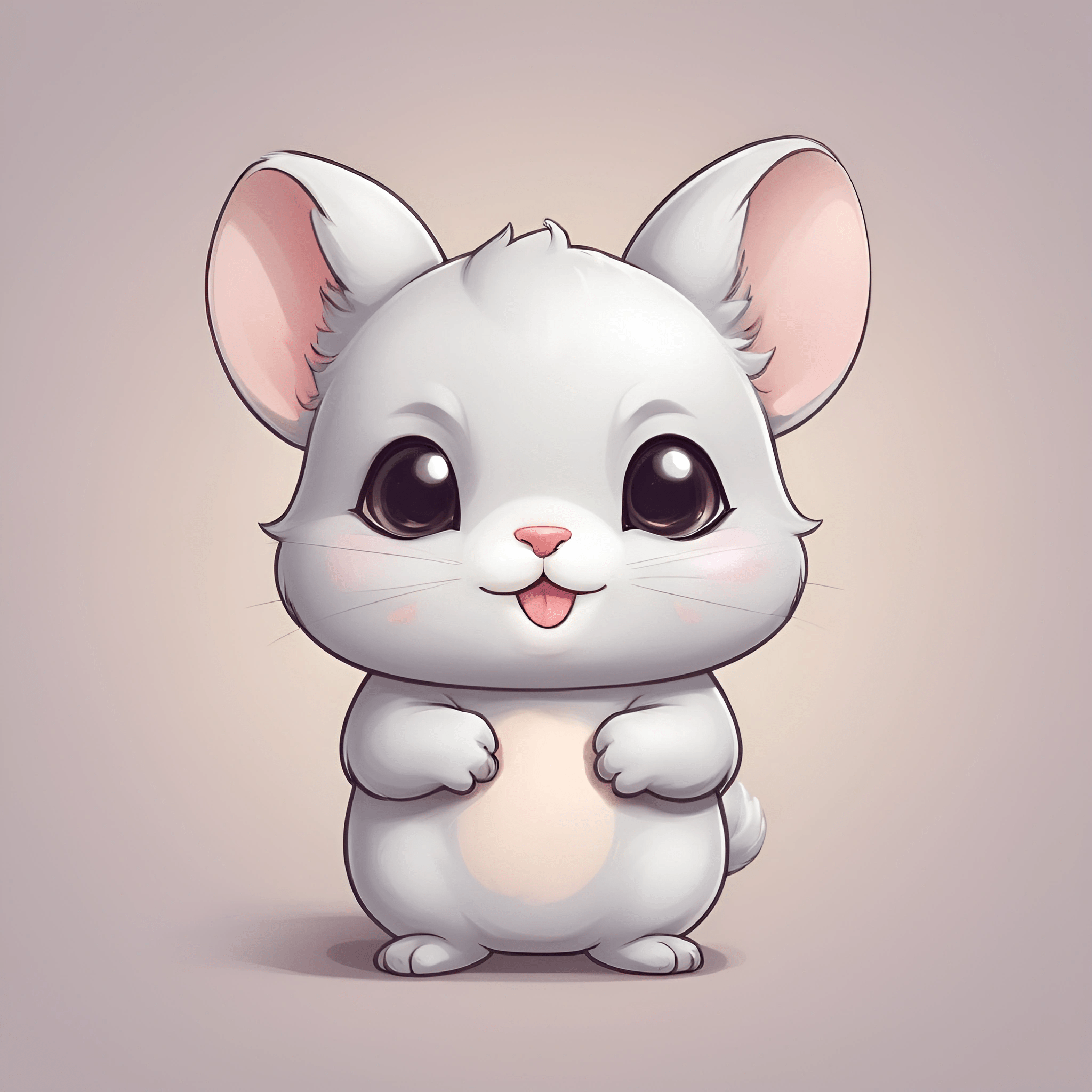 Cute Chibi Bunny Illustration - Free Download - AI Scribbles