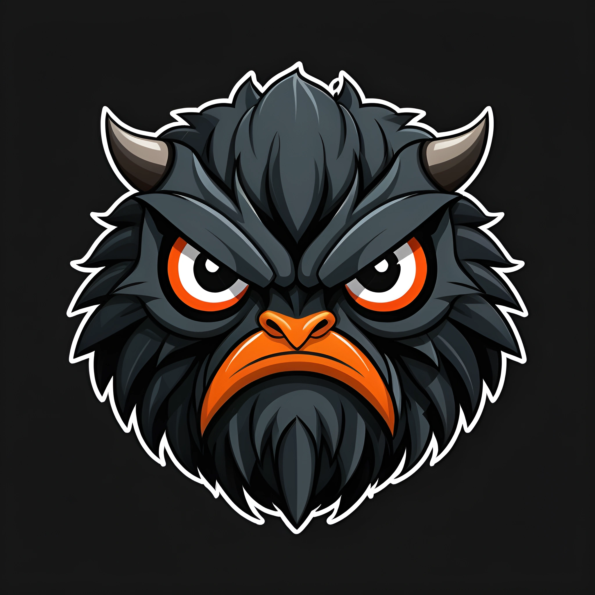 Angry Awl Angry Owl Mascot Design - Free Download - AI Scribbles