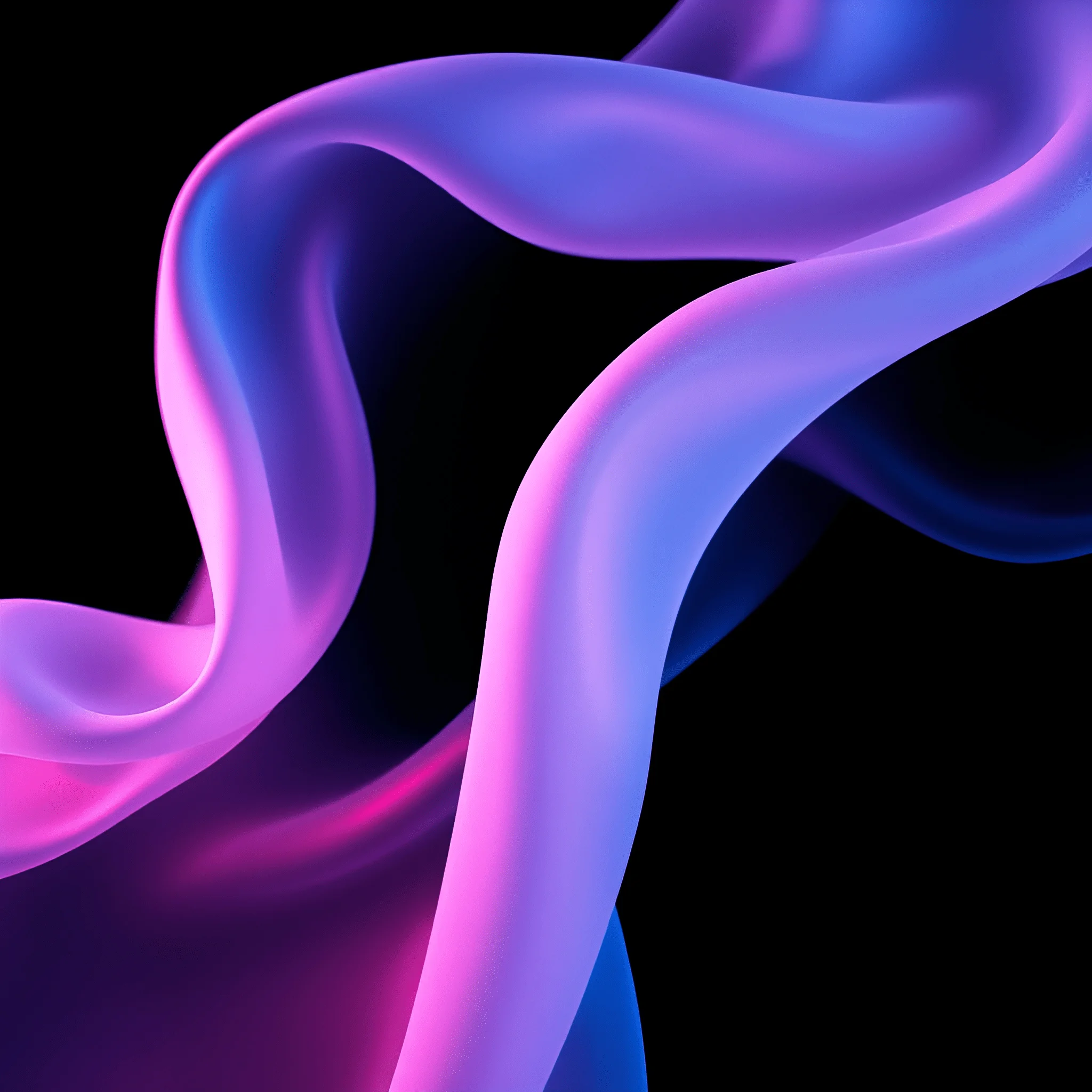 Fluid Ribbon Textures Abstract Fluid Ribbon In Blue and Pink Gradient - Free Download - AI ...