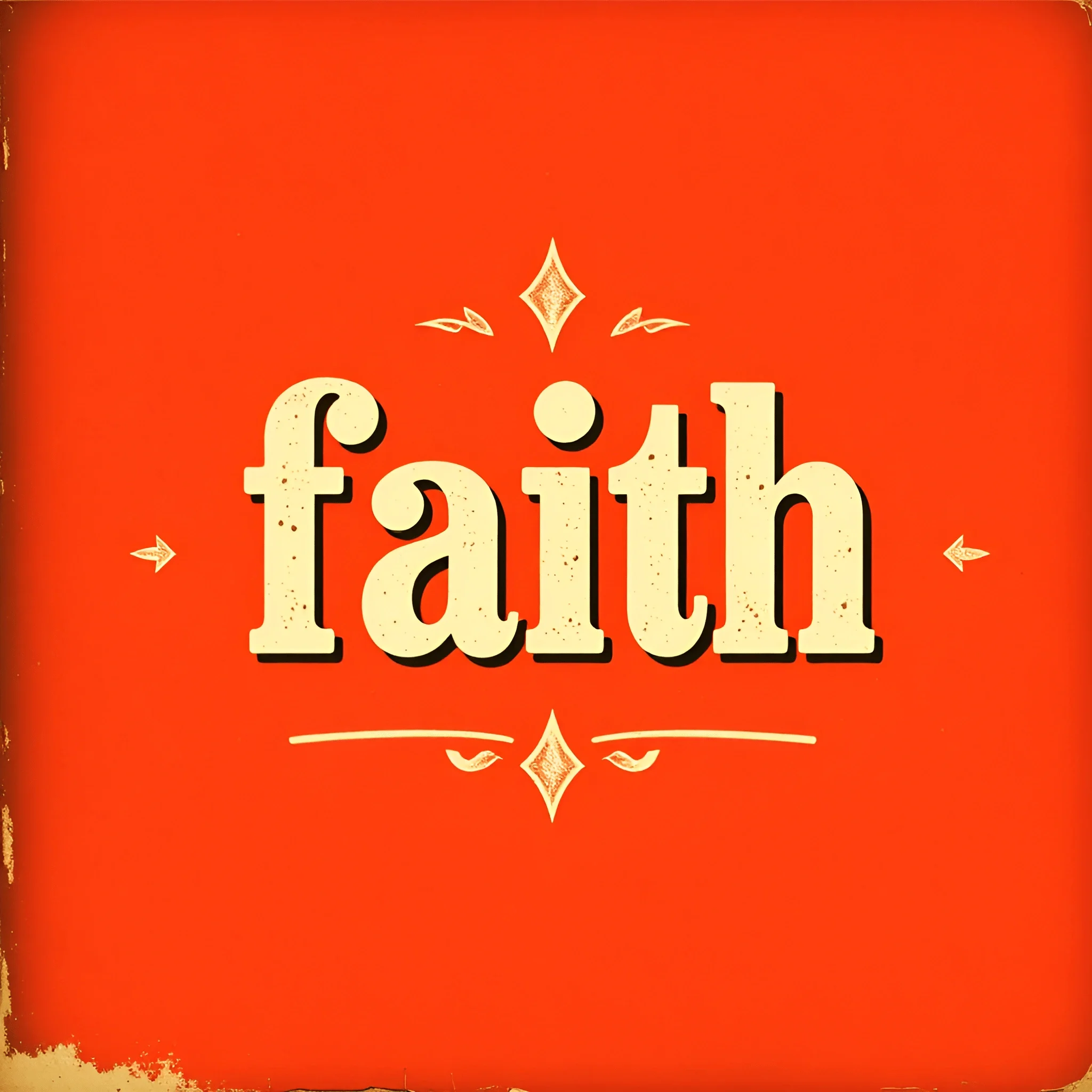 Faith Typography Design - Free Download - AI Scribbles