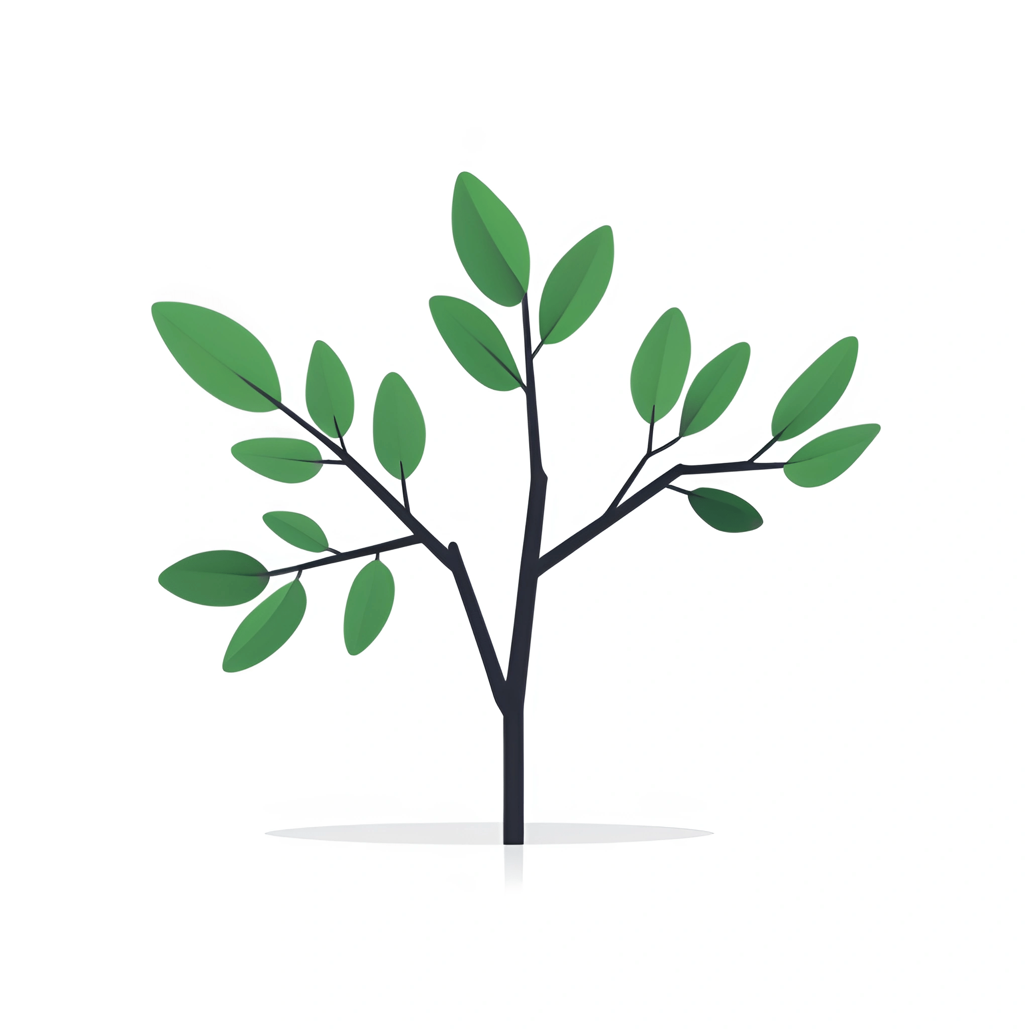 Minimalist Tree Illustration - Free Download - AI Scribbles