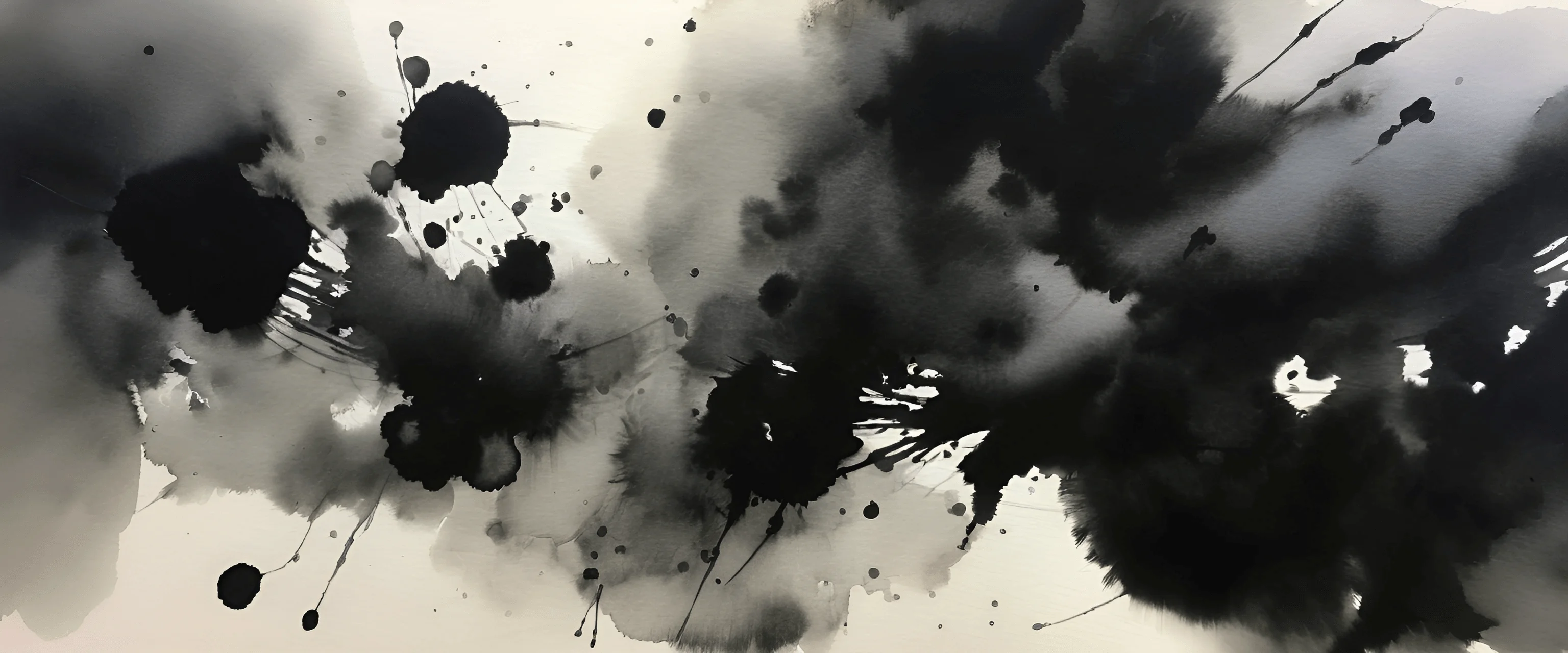 Dark Ink Abstract Black Ink Splash Art - Free Download - AI Scribbles