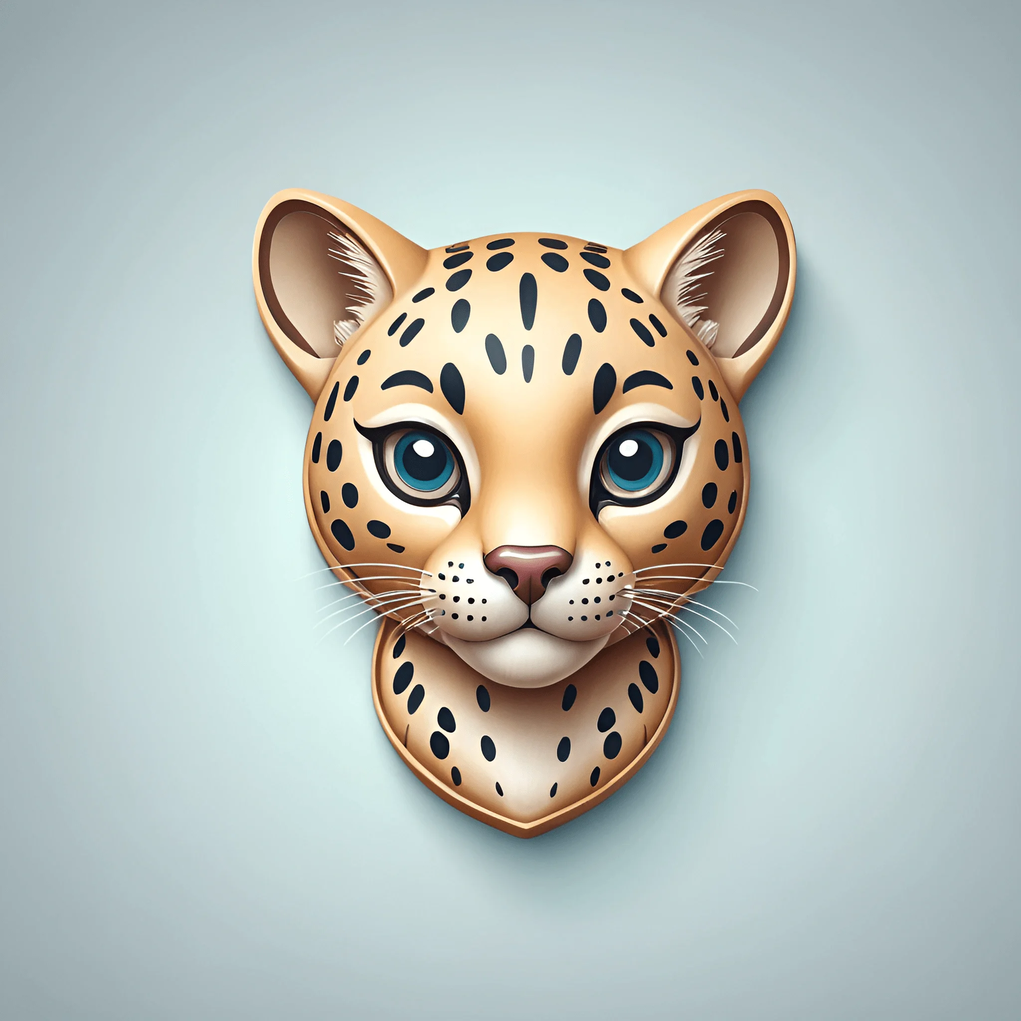 Leaopard Head Stylized Leopard Head Illustration - Free Download - AI Scribbles
