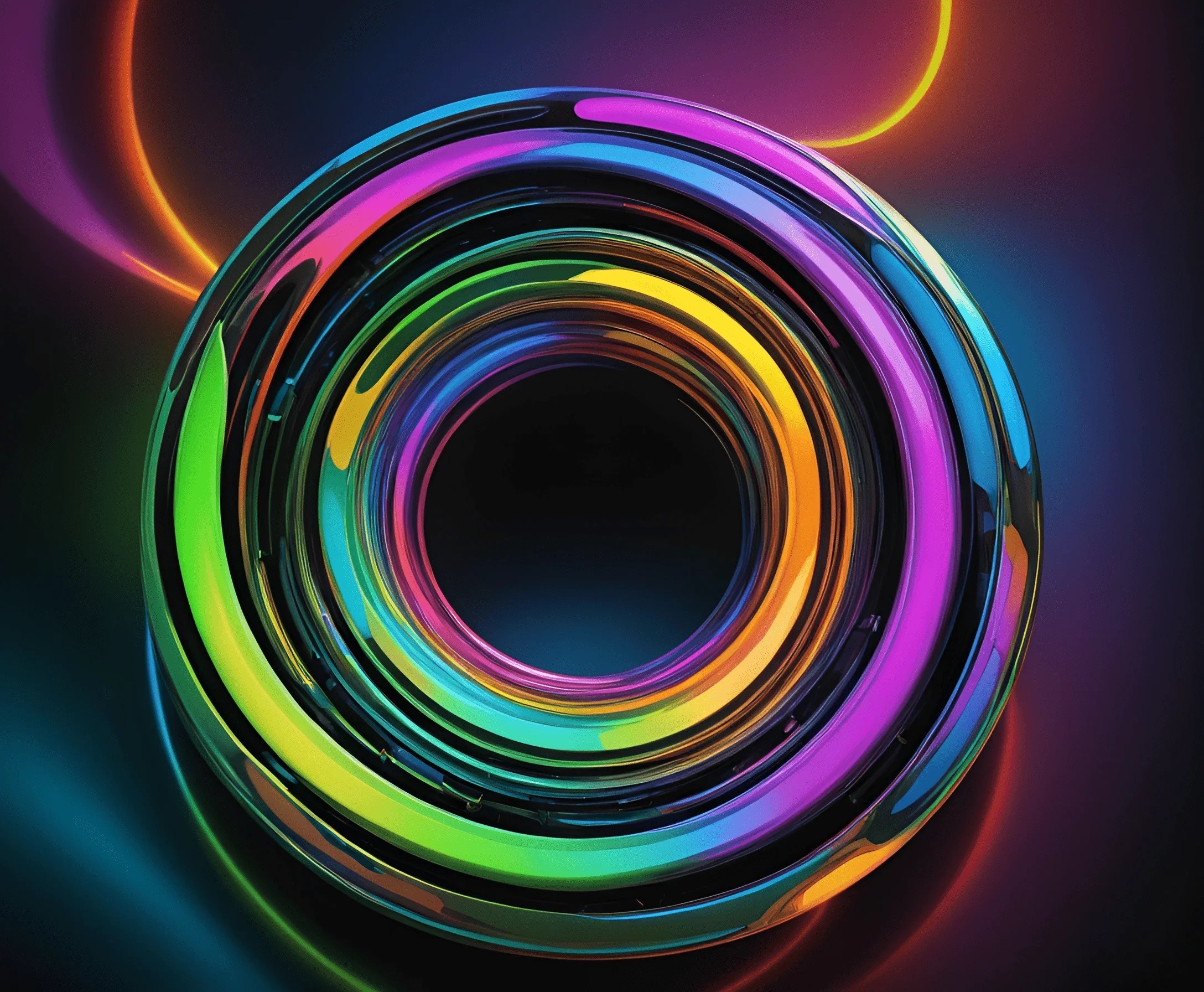 Colorful Abstract Circular Patterns - Free Download - AI Scribbles