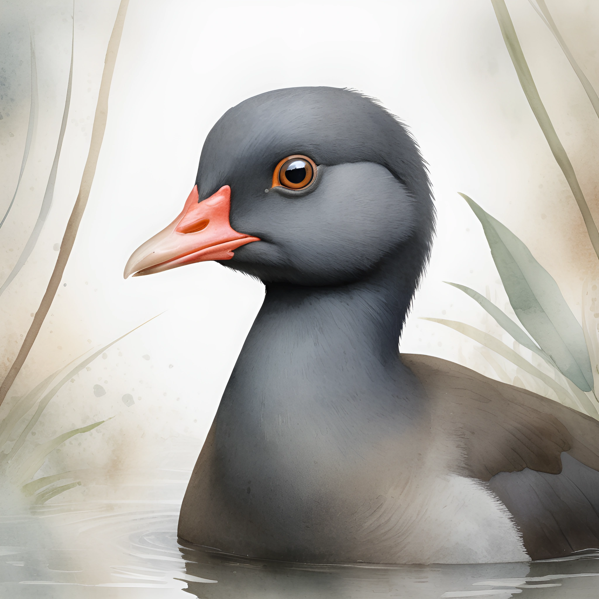 Detailed Illustration of a Duck - Free Download - AI Scribbles