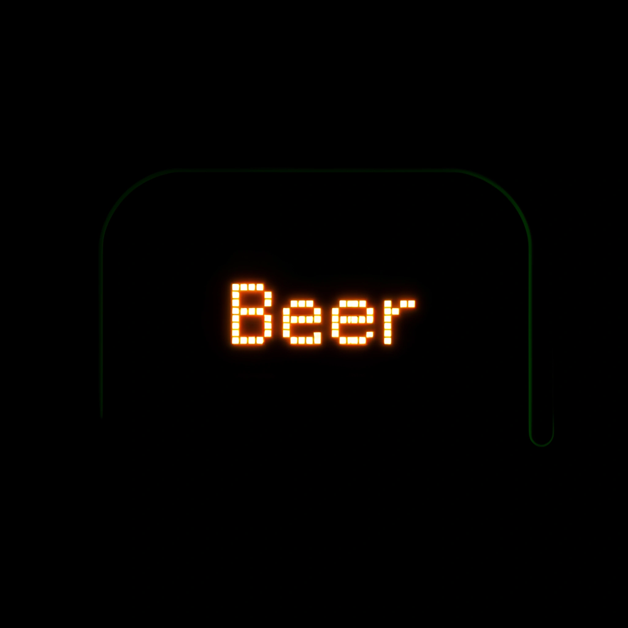 LED Display Showing 