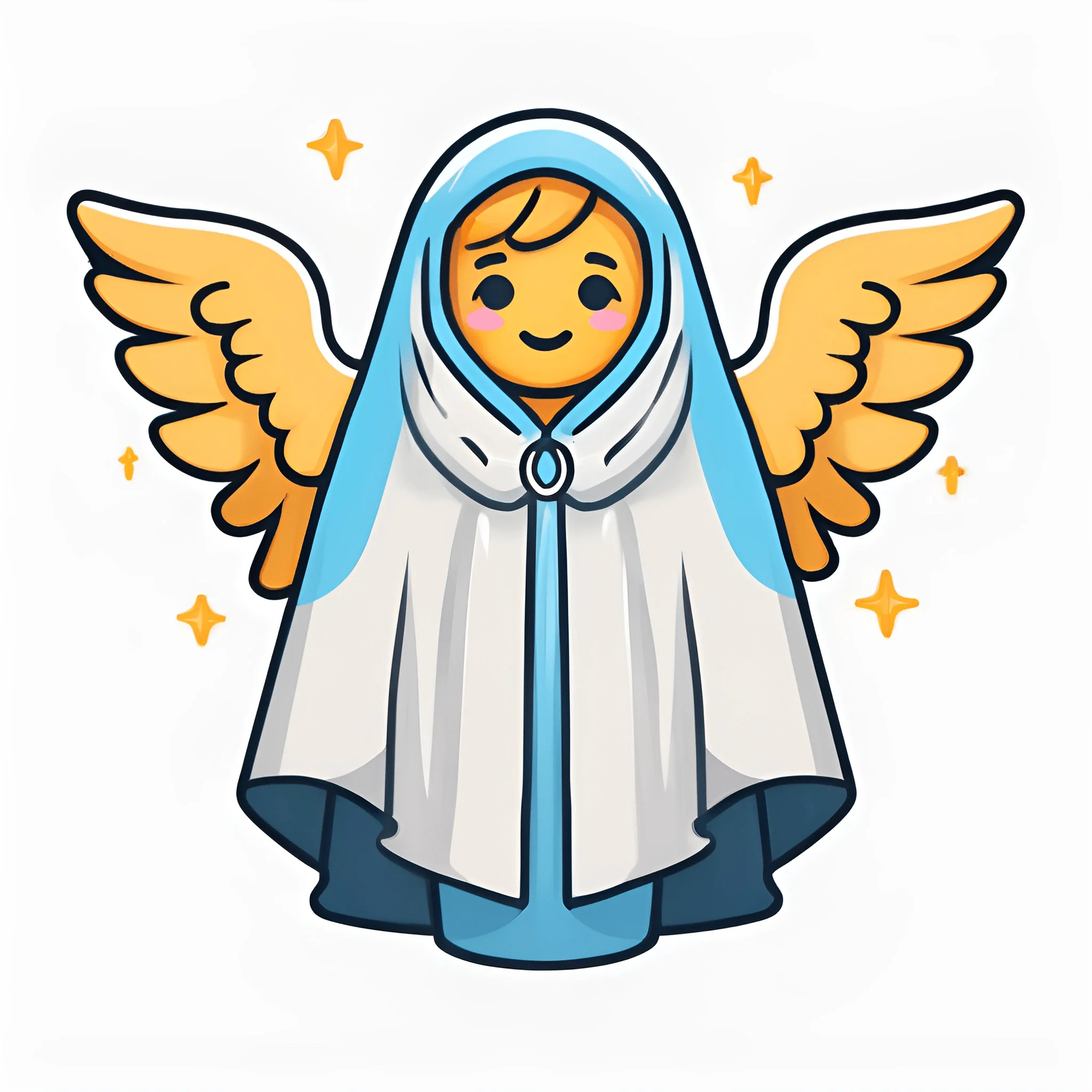 Goanimate Angel Cute Angel Character Illustration - Free Download - AI Scribbles