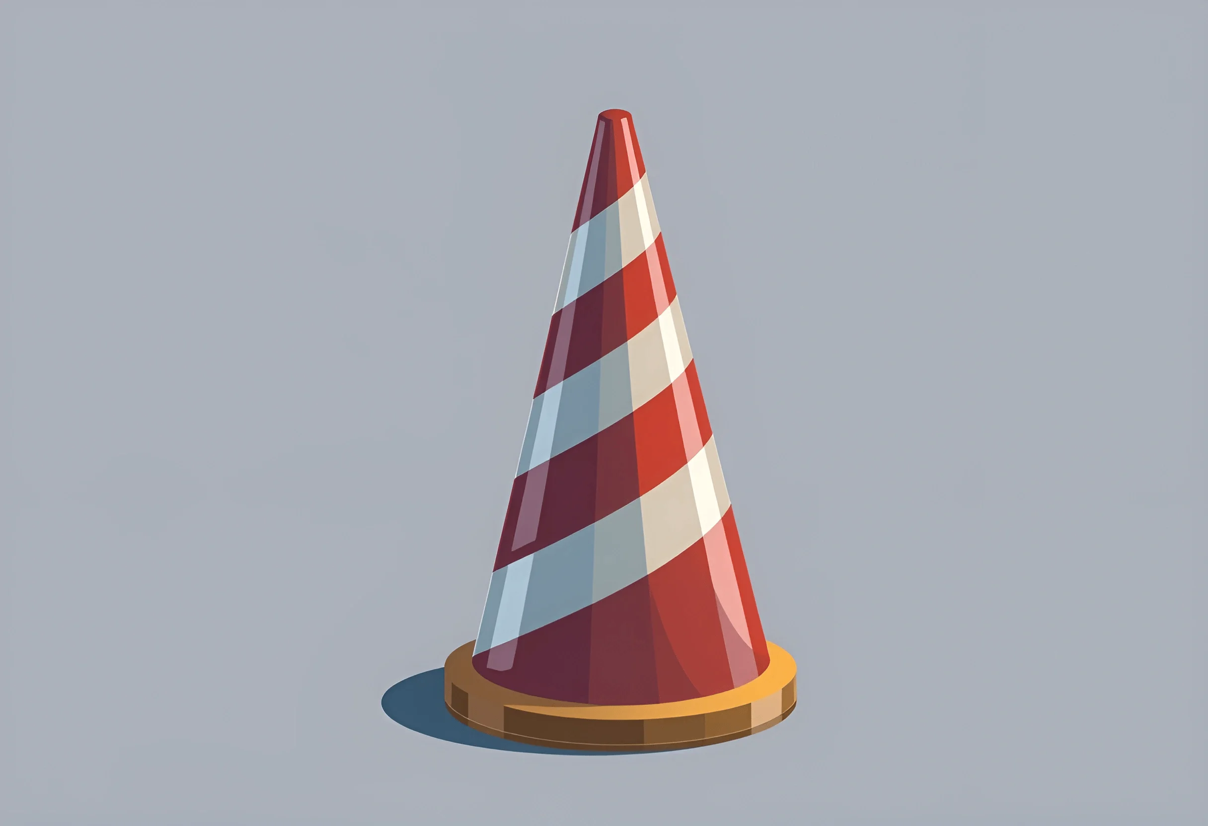 Cone Rendering Traffic Cone 3D Render - Free Download - AI Scribbles
