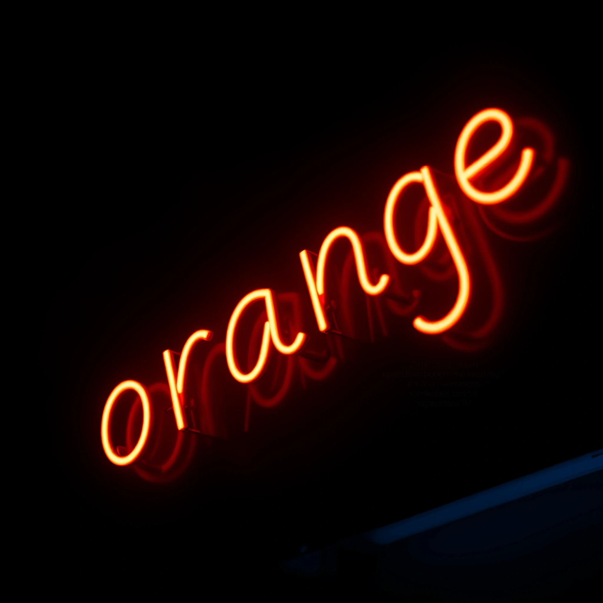 Sign Orange Background Neon Orange Sign - Free Download - AI Scribbles