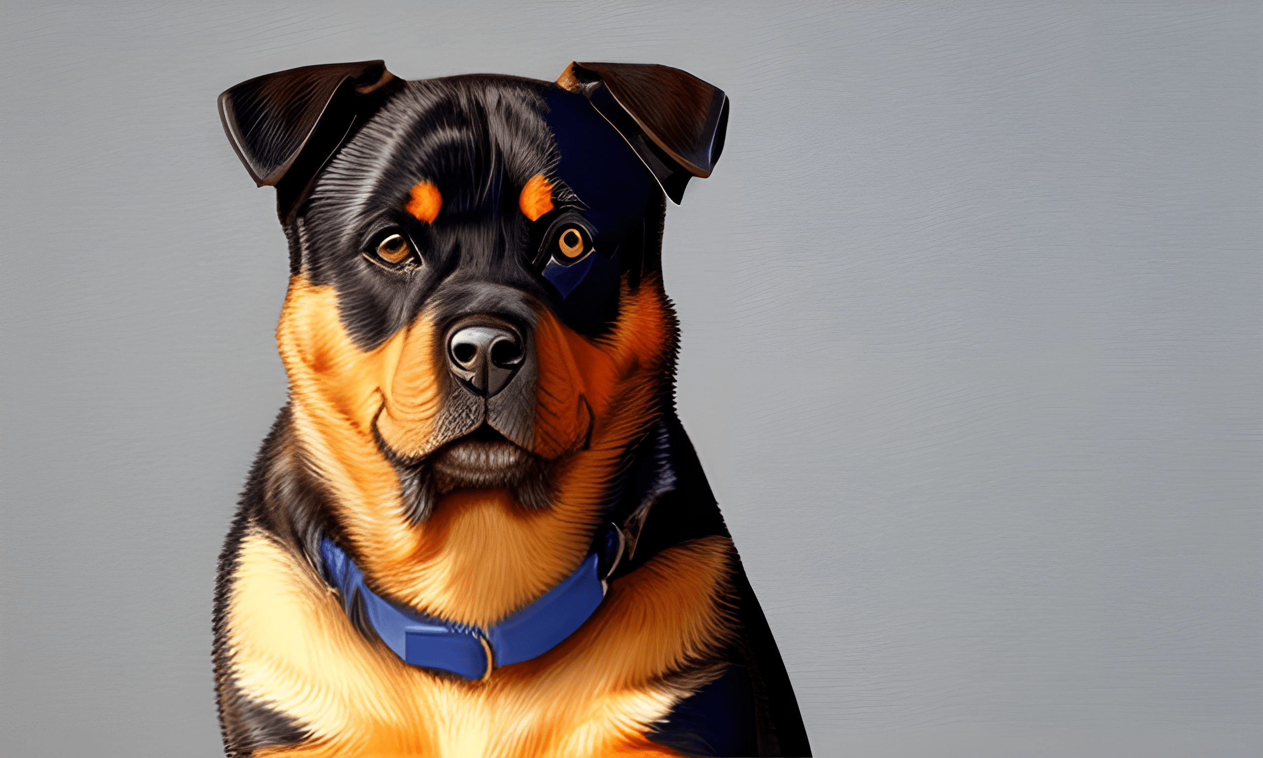 Rottweiler Dog Portrait - Free Download - AI Scribbles