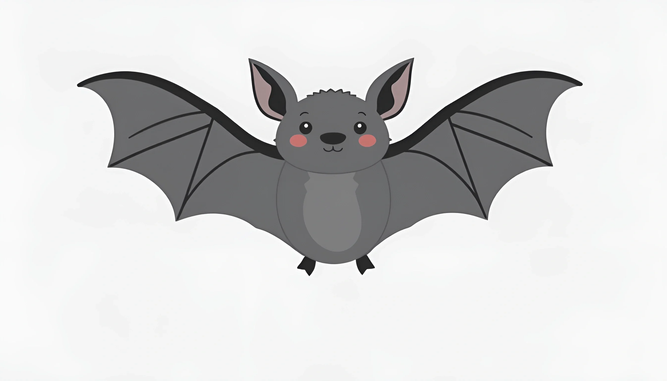 Cute Cartoon Bat Illustration - Free Download - AI Scribbles