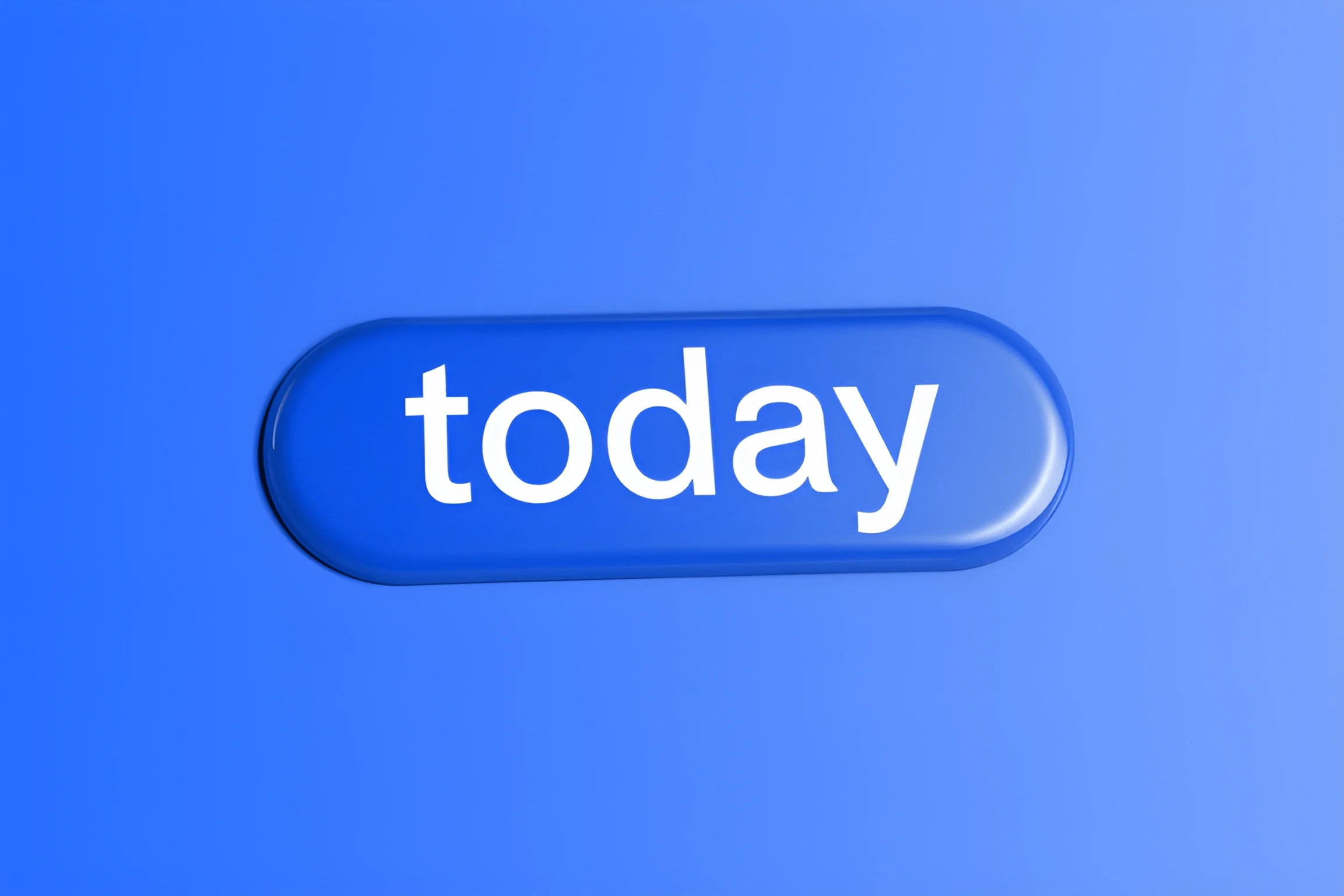 Today Button Image Blue Today Button On Gradient Background - Free Download - AI Scribbles