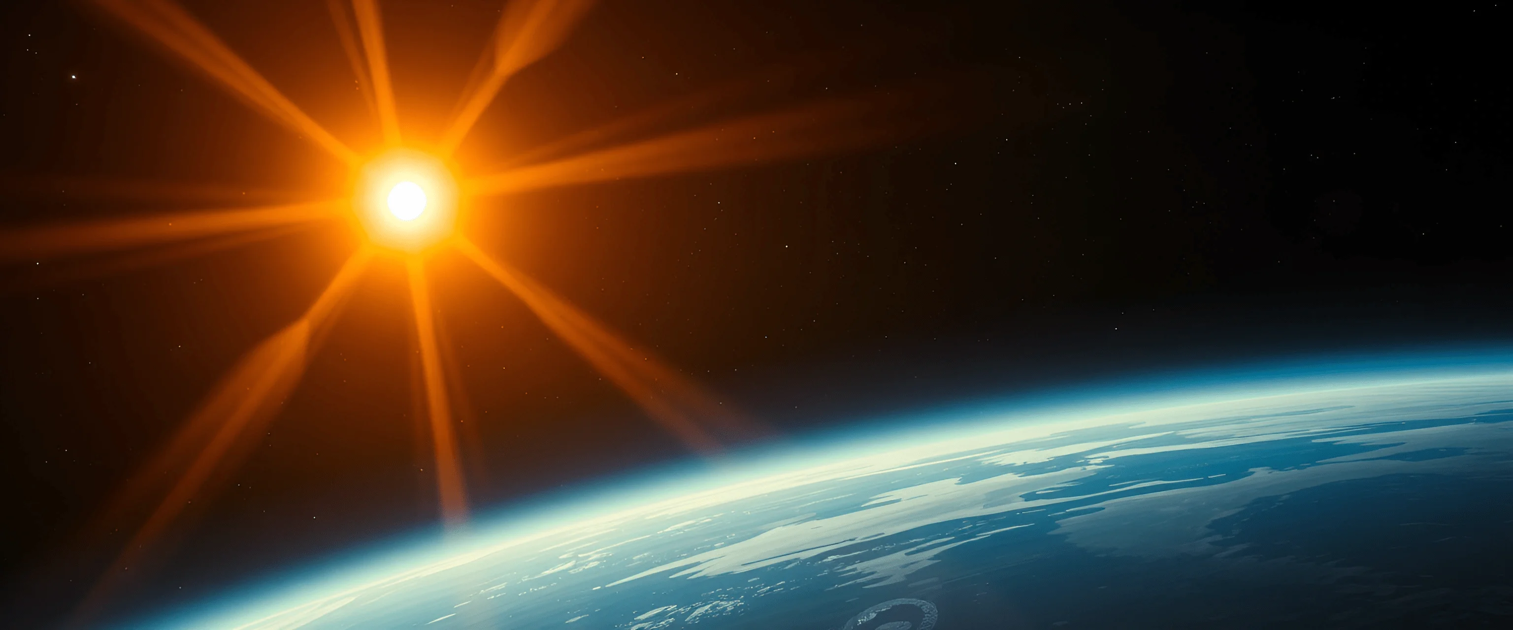 Sunrise Over Earth From Space - Free Download - AI Scribbles