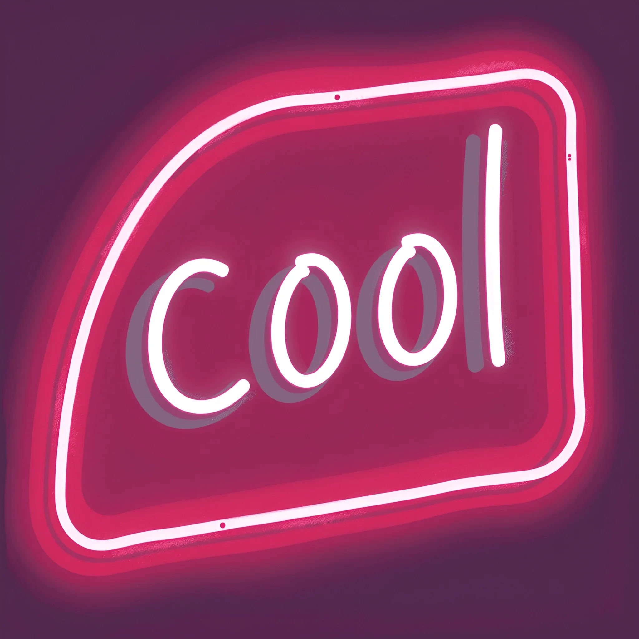 Cool A Sign Neon Sign with Cool Text - Free Download - AI Scribbles