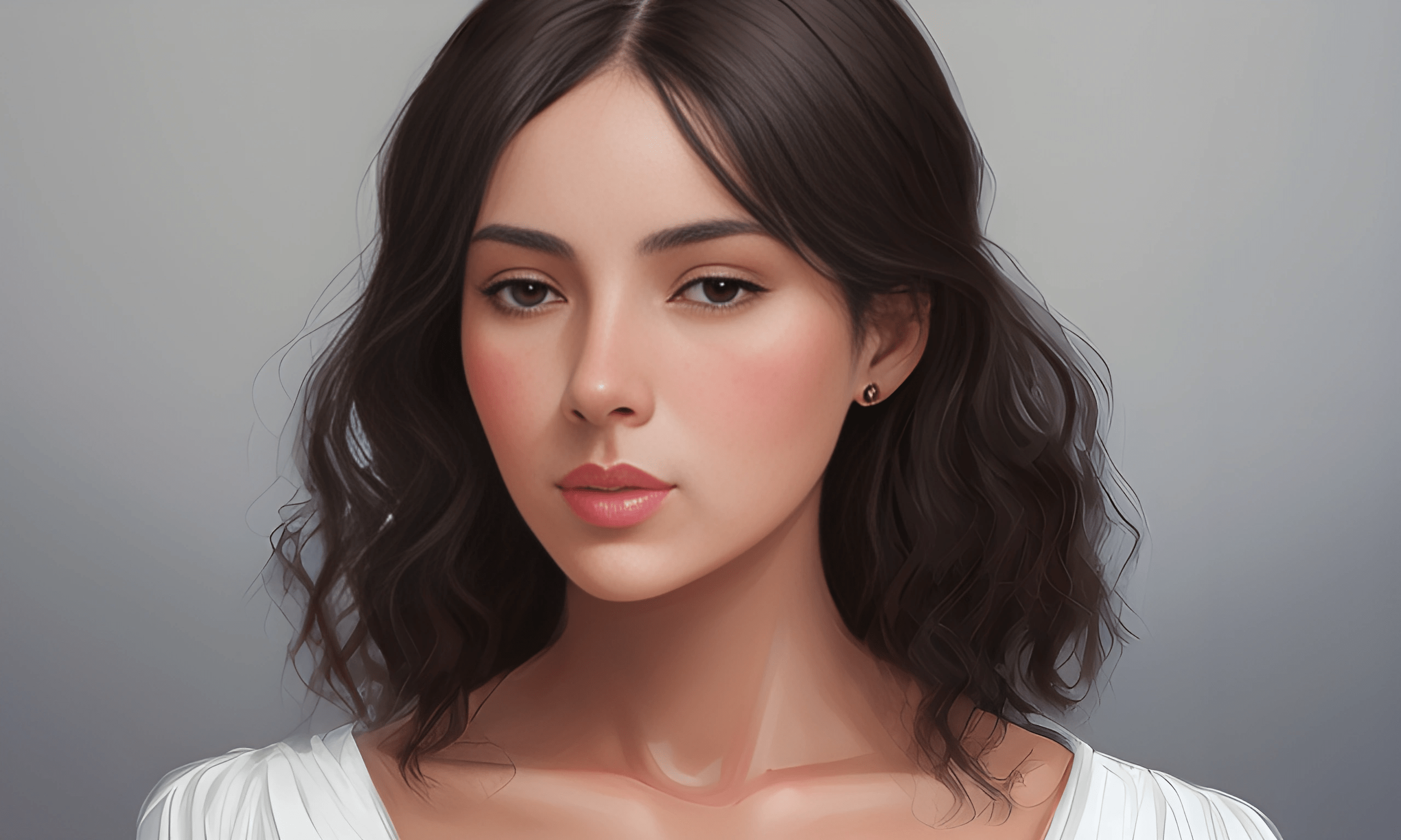 Portrait of a Woman - Free Download - AI Scribbles