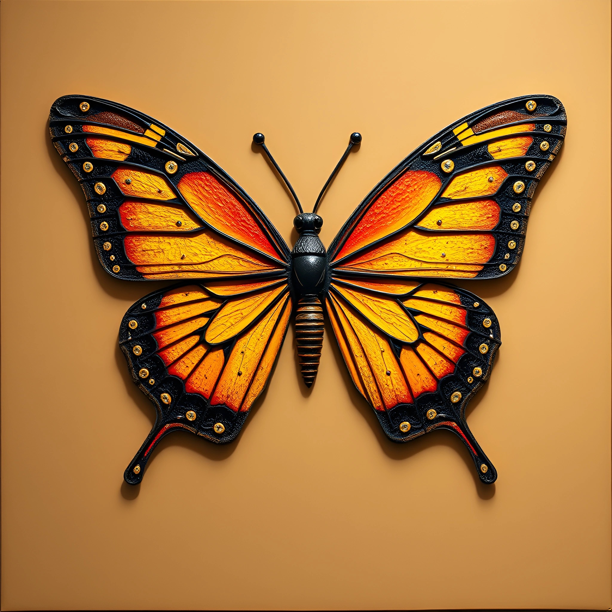Monarch Butterfly Wall Art - Free Download - AI Scribbles