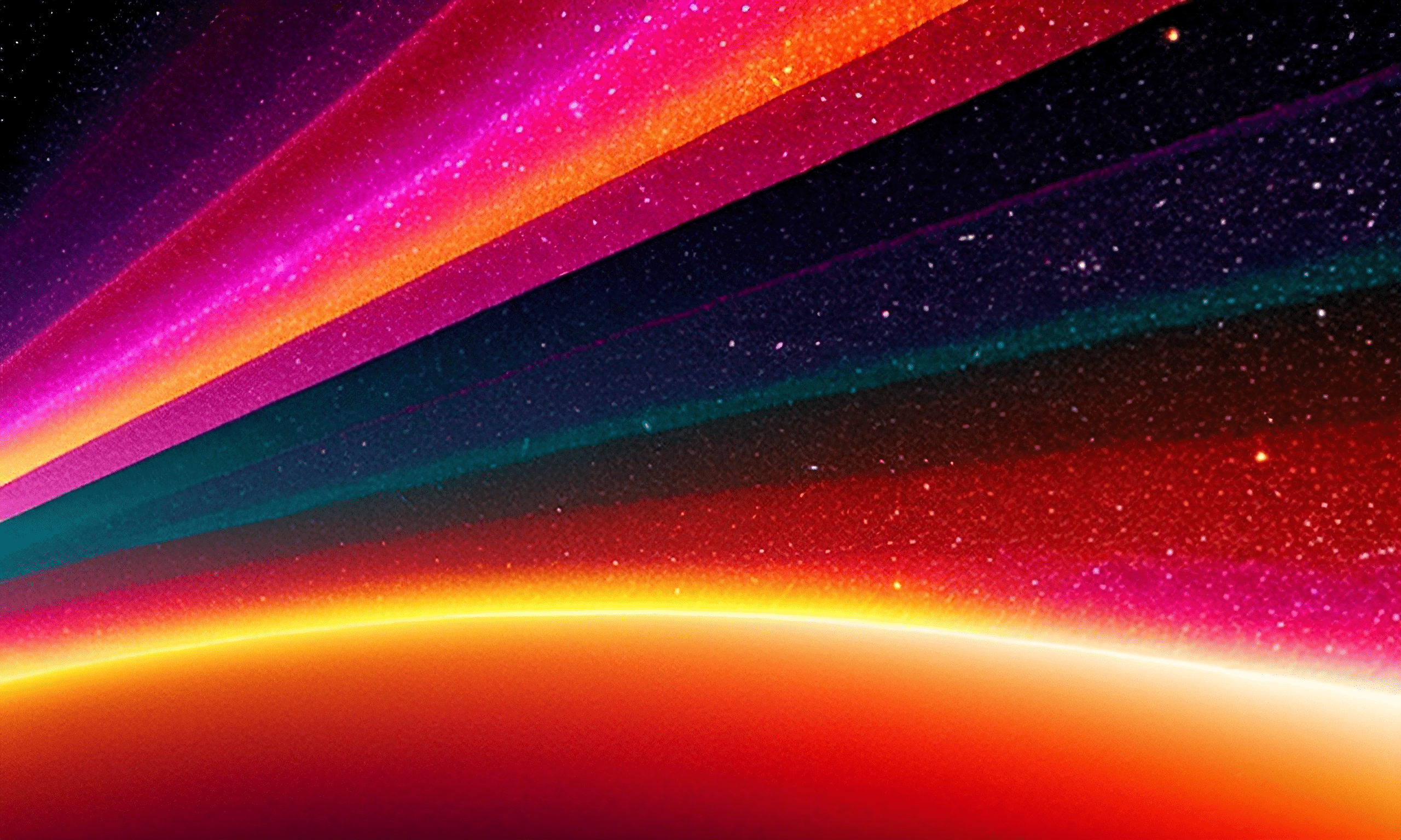Vibrant Cosmic Horizon - Free Download - AI Scribbles