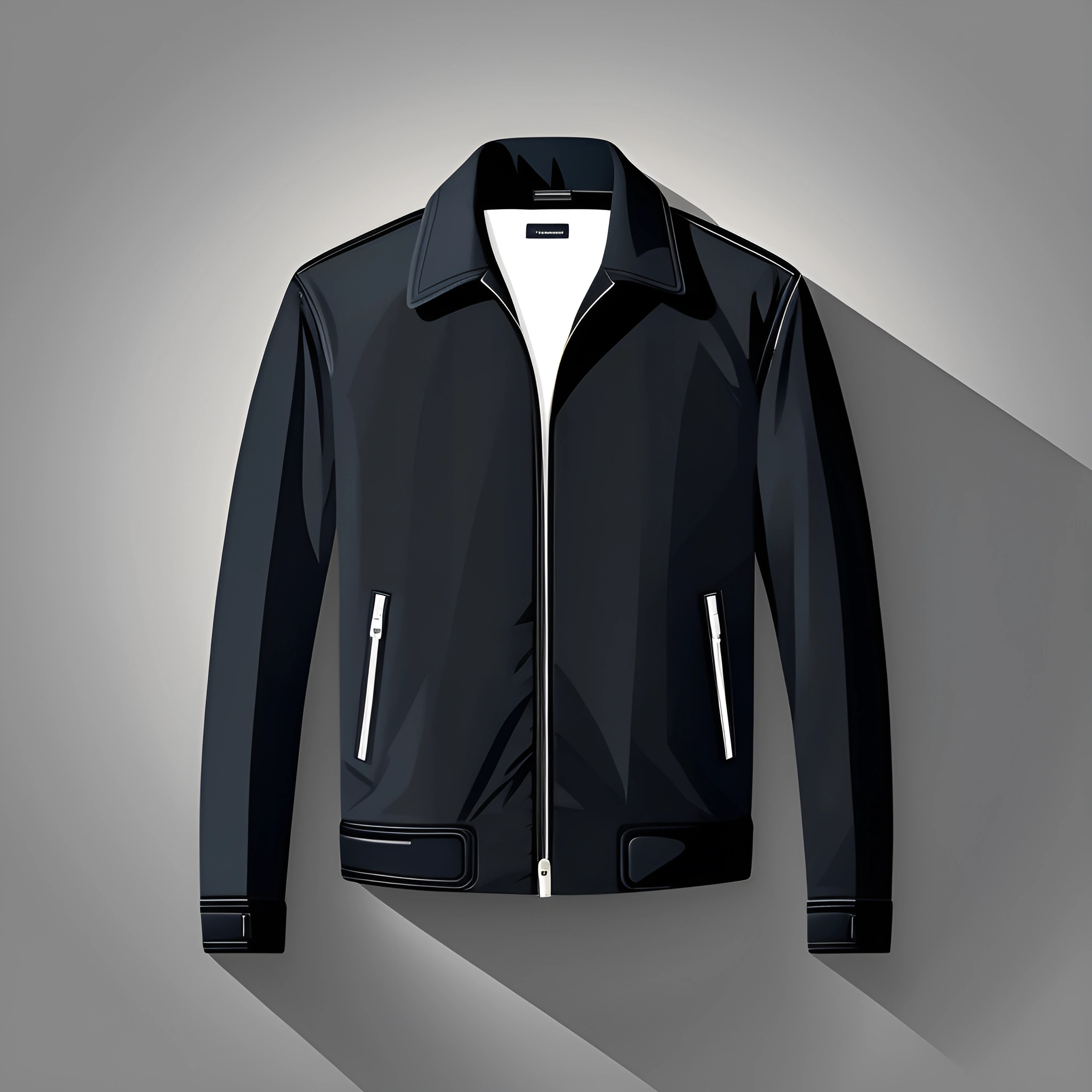 Jacket Back Design Size Stylish Black Jacket Design - Free Download - AI Scribbles