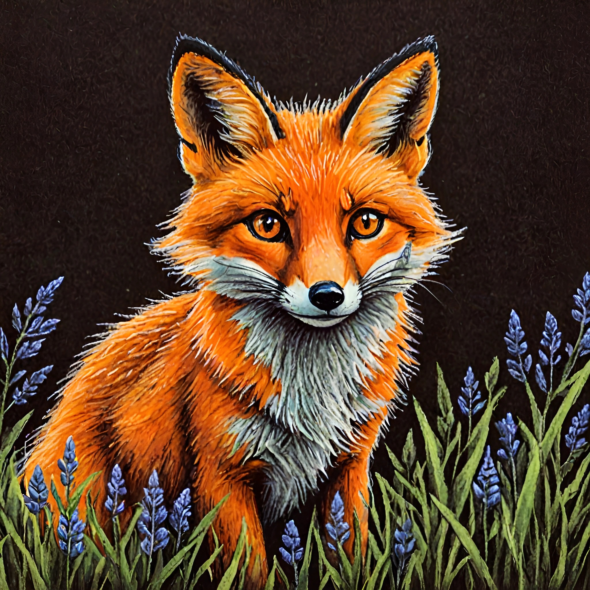 Realistic Fox Illustration - Free Download - AI Scribbles