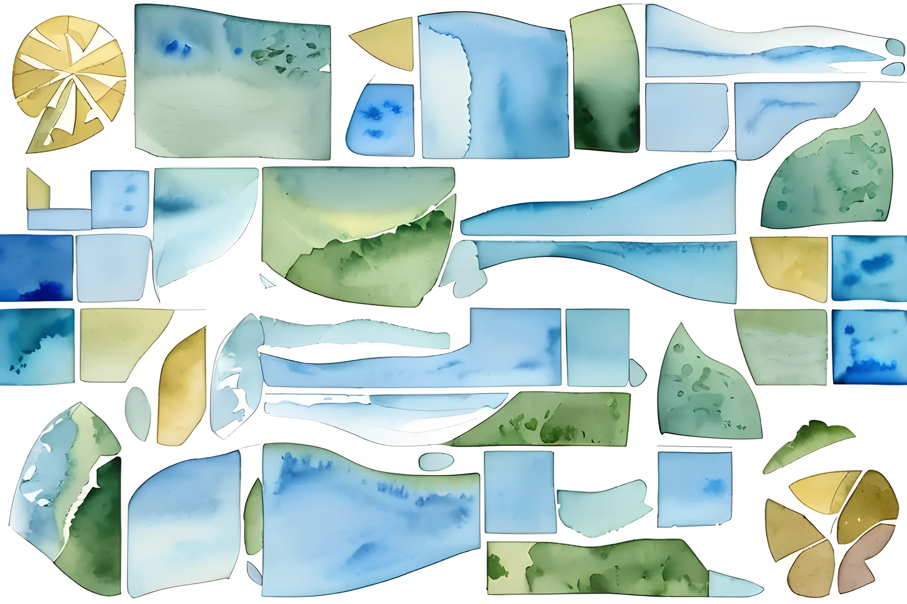 Abstract Watercolor Art - Free Download - AI Scribbles