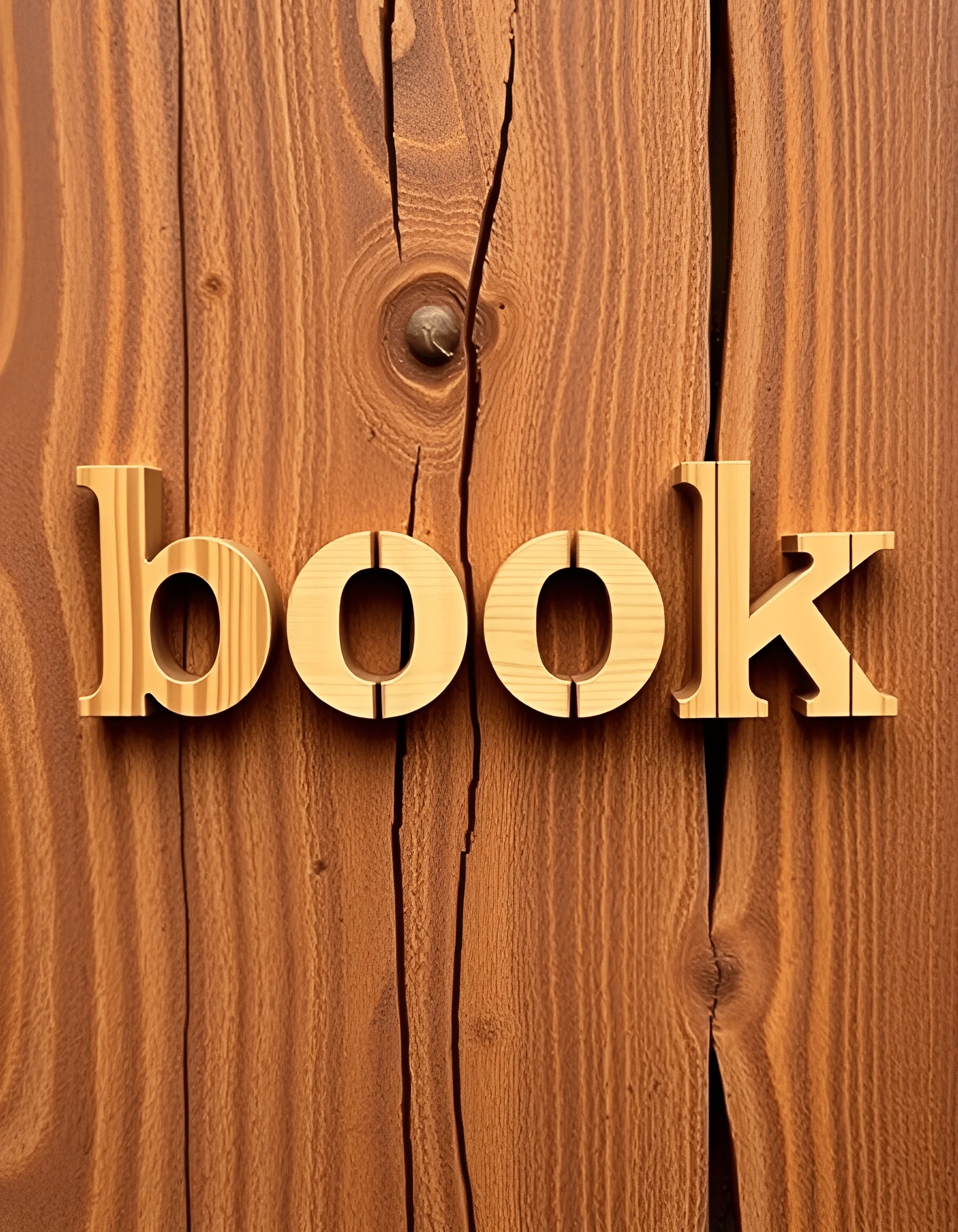 Wood Print Lettering Wooden Lettering on Rustic Background - Free Download - AI Scribbles