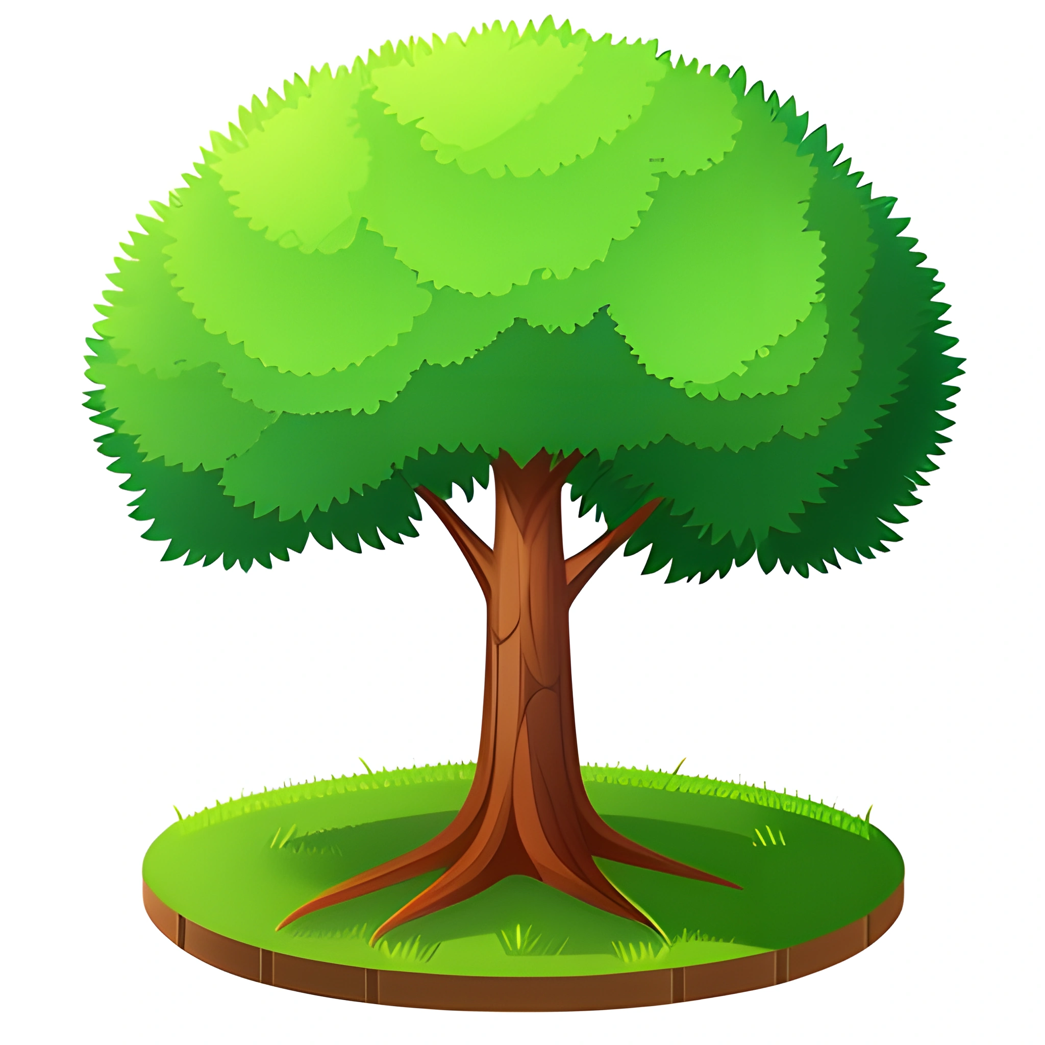 Illustration of a Tree - Free Download - AI Scribbles