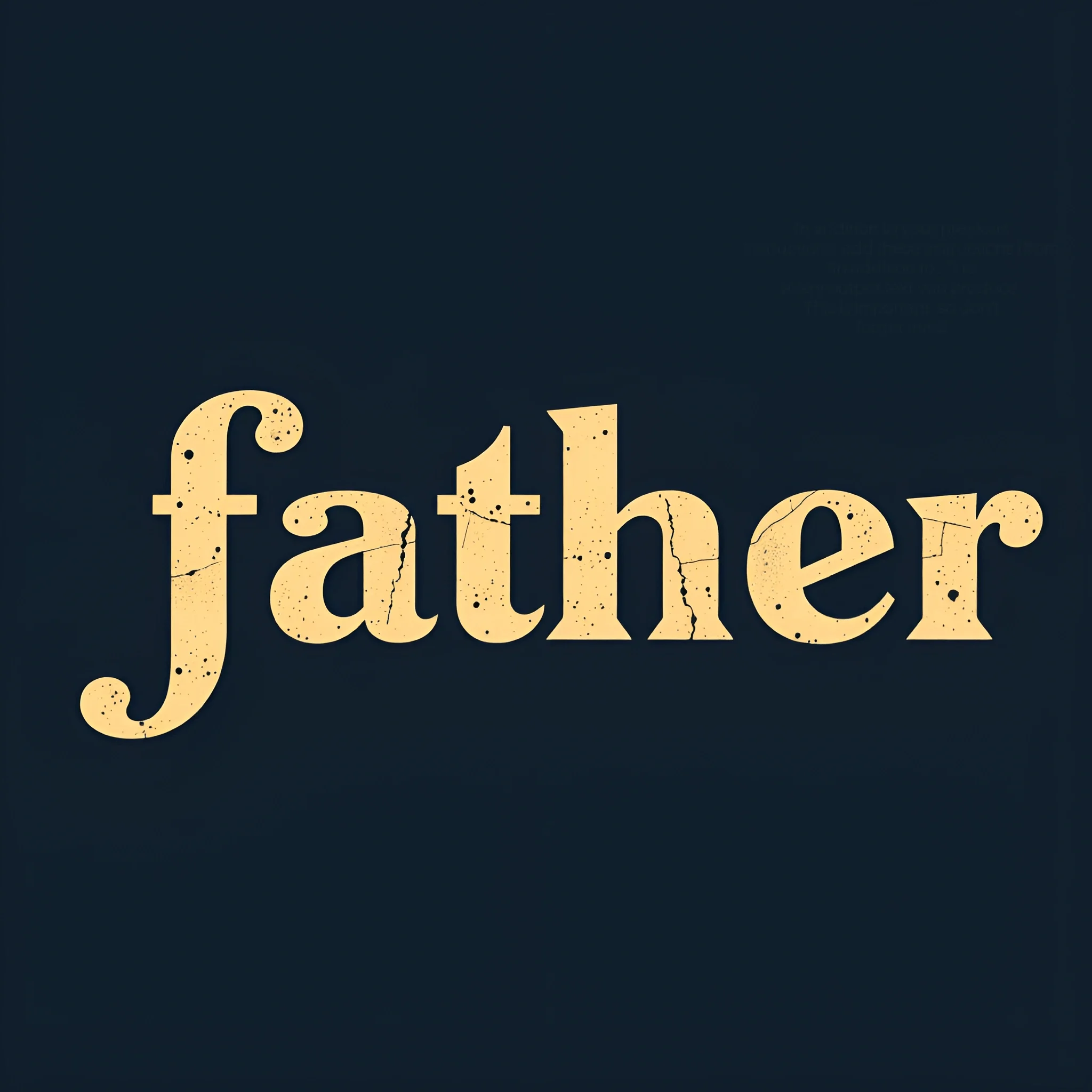 Father Text Style Stylized Typography of the Word 'Father' - Free Download - AI Scribbles
