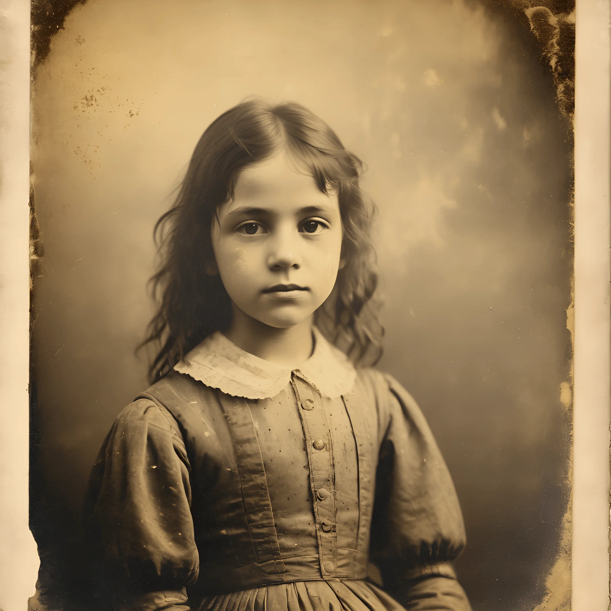 Vintage Portrait of a Young Girl - Free Download - AI Scribbles